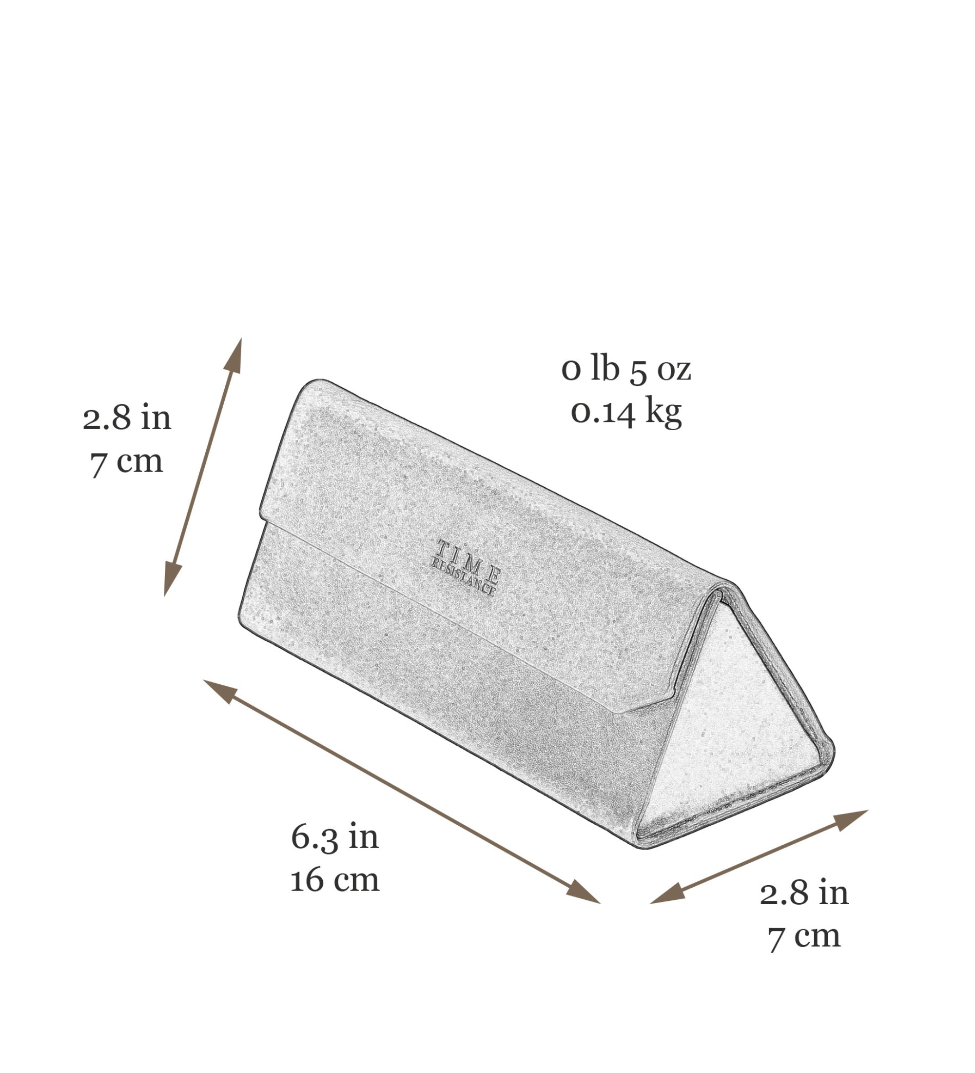Brillenetui aus Leder - The Riddle of the Sands