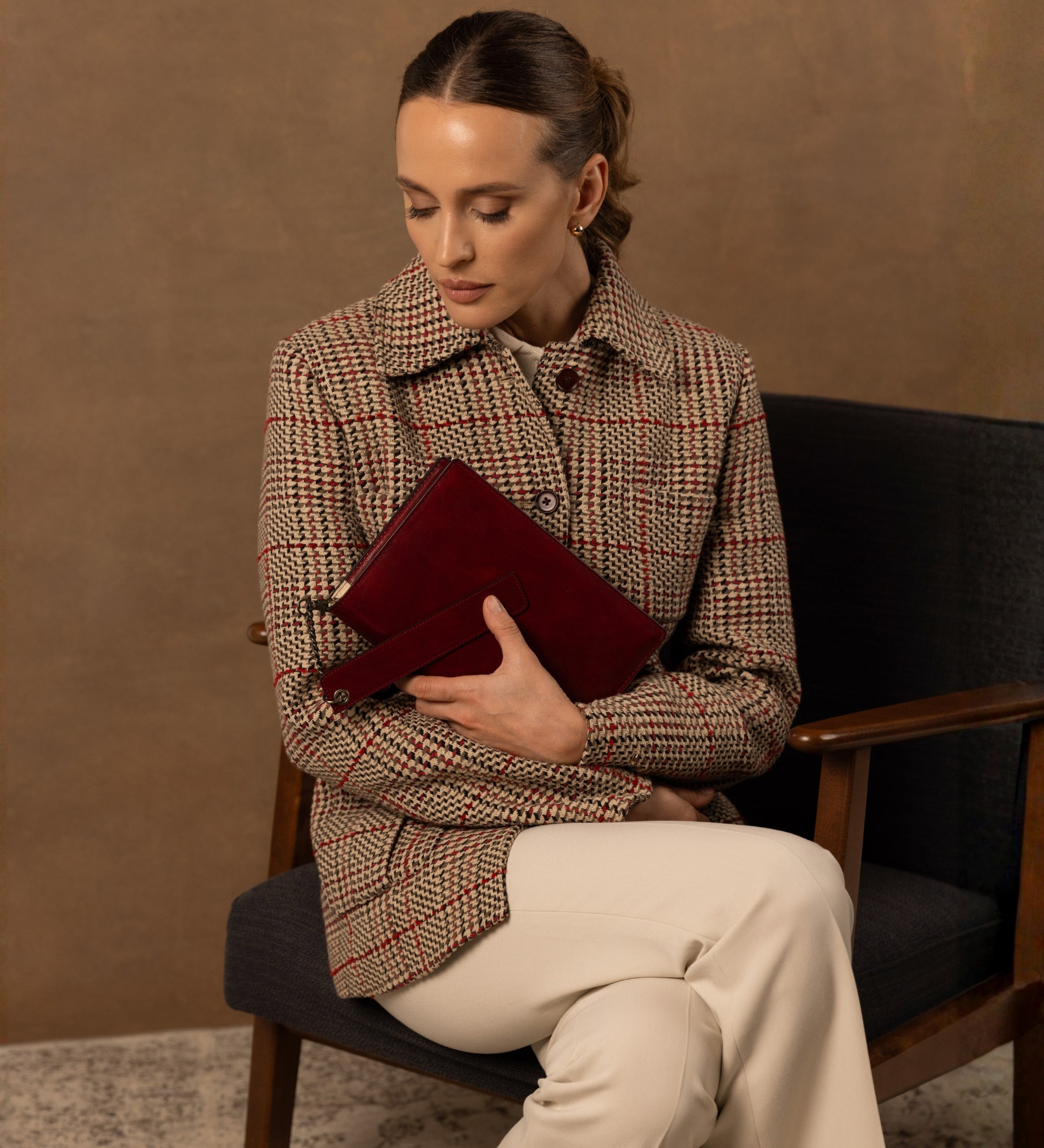 Tagebuch aus Leder für Damen mit nachfüllbarem A5-Notizblock - The Diary of a Nobody