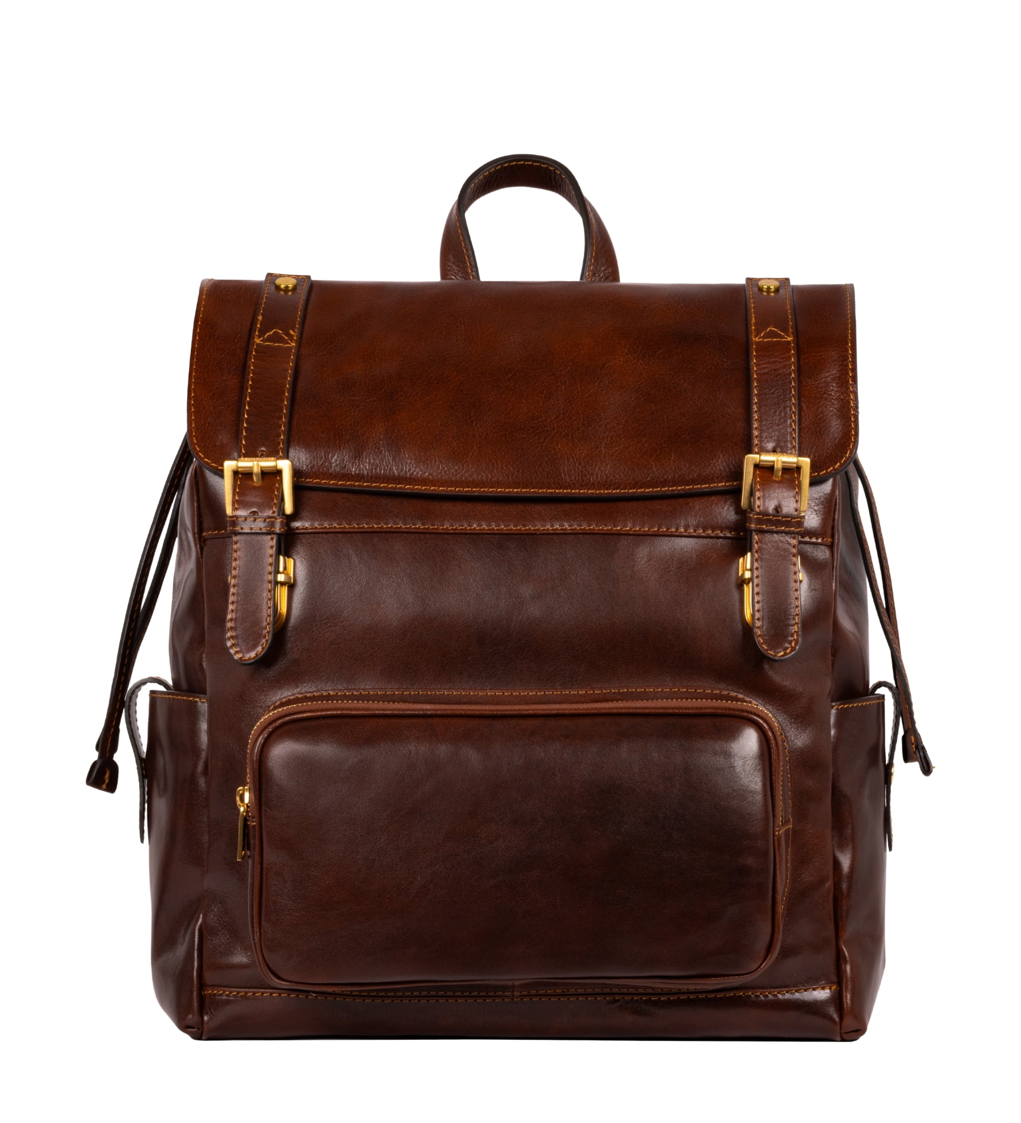 Rucksack aus Leder - The Good Earth