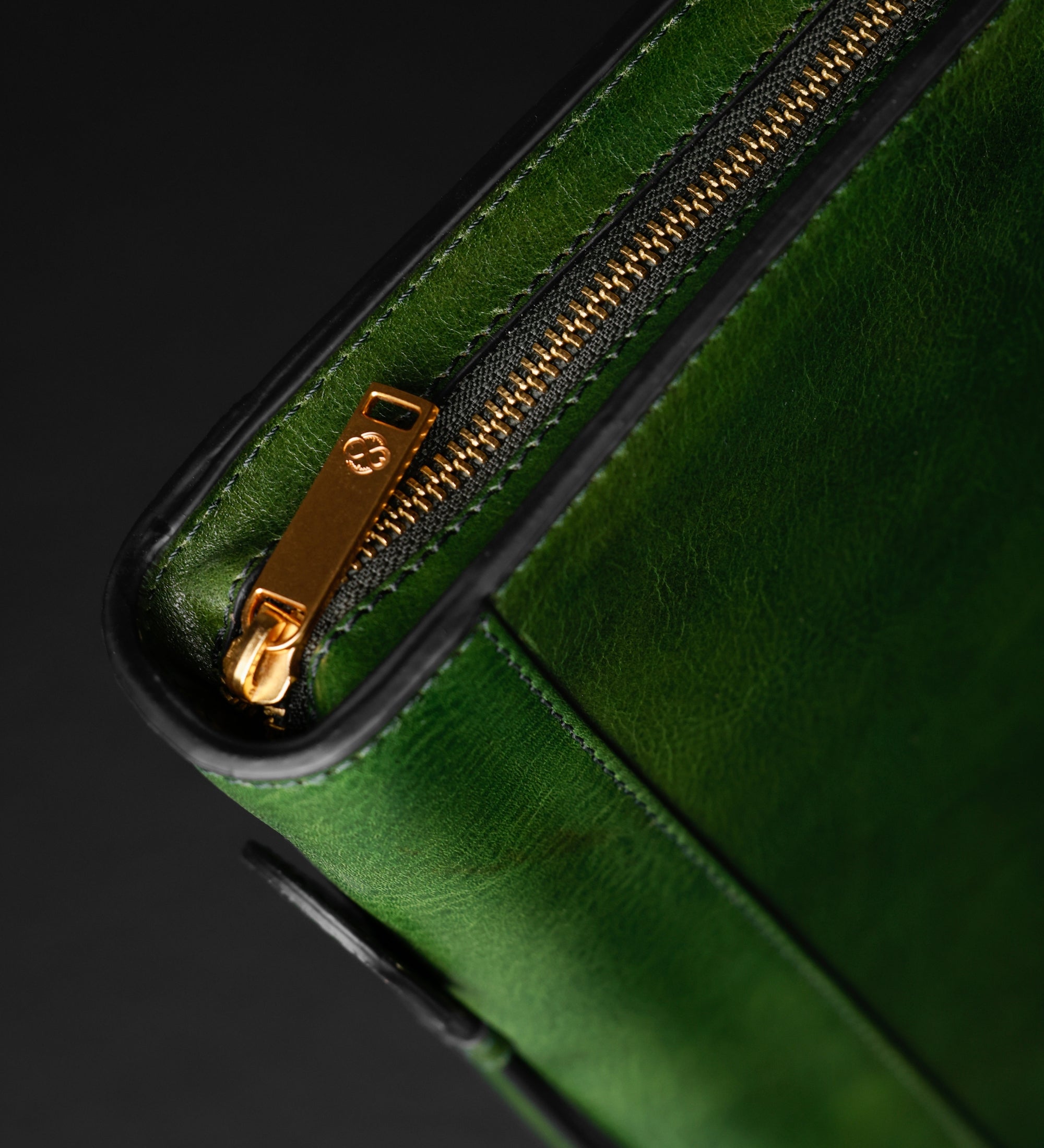 Portfolio aus Leder mit Ordner - Joy in the Morning