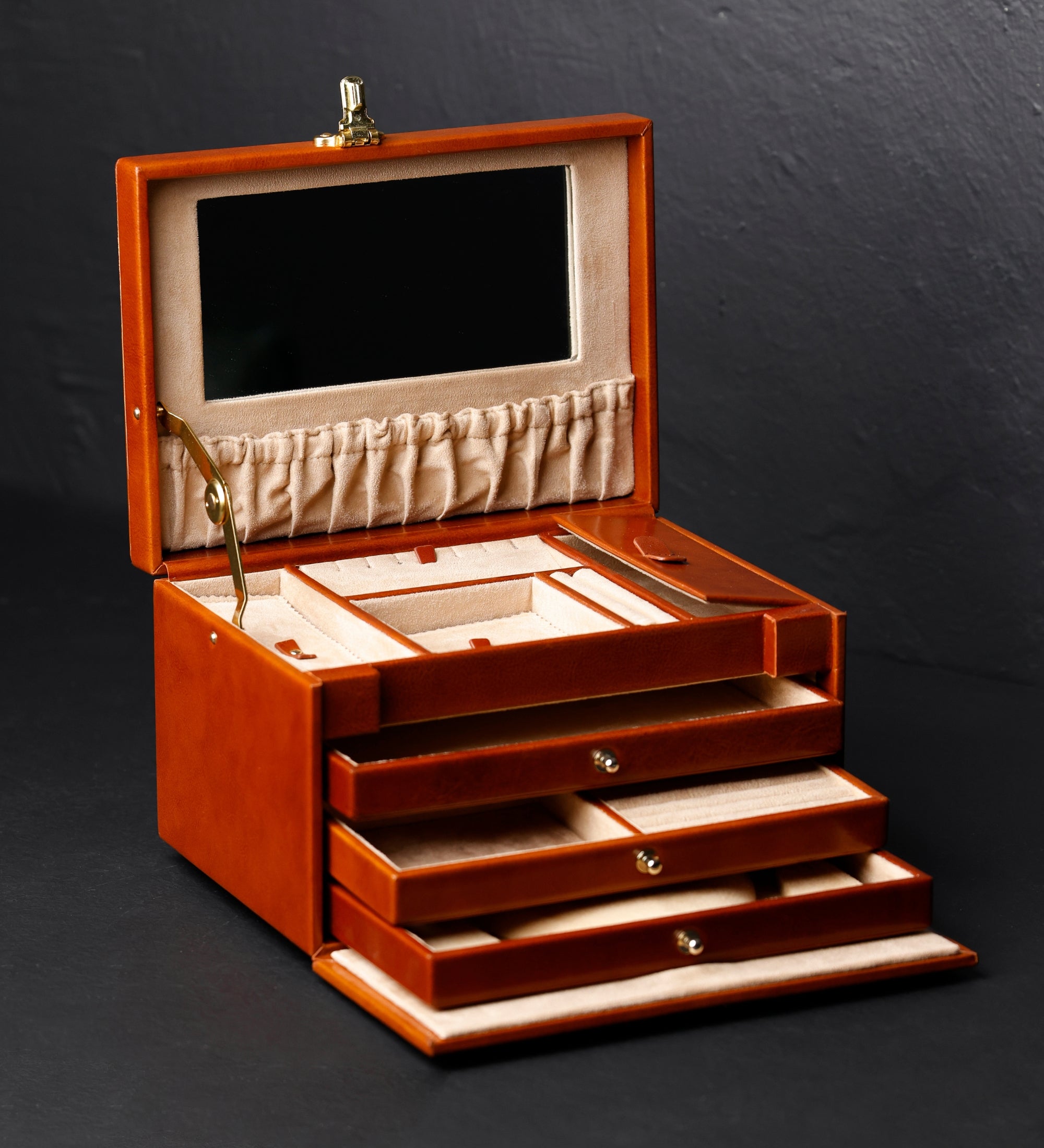 Großes Schmuckkästchen aus Leder für Damen - The Portrait of a Lady