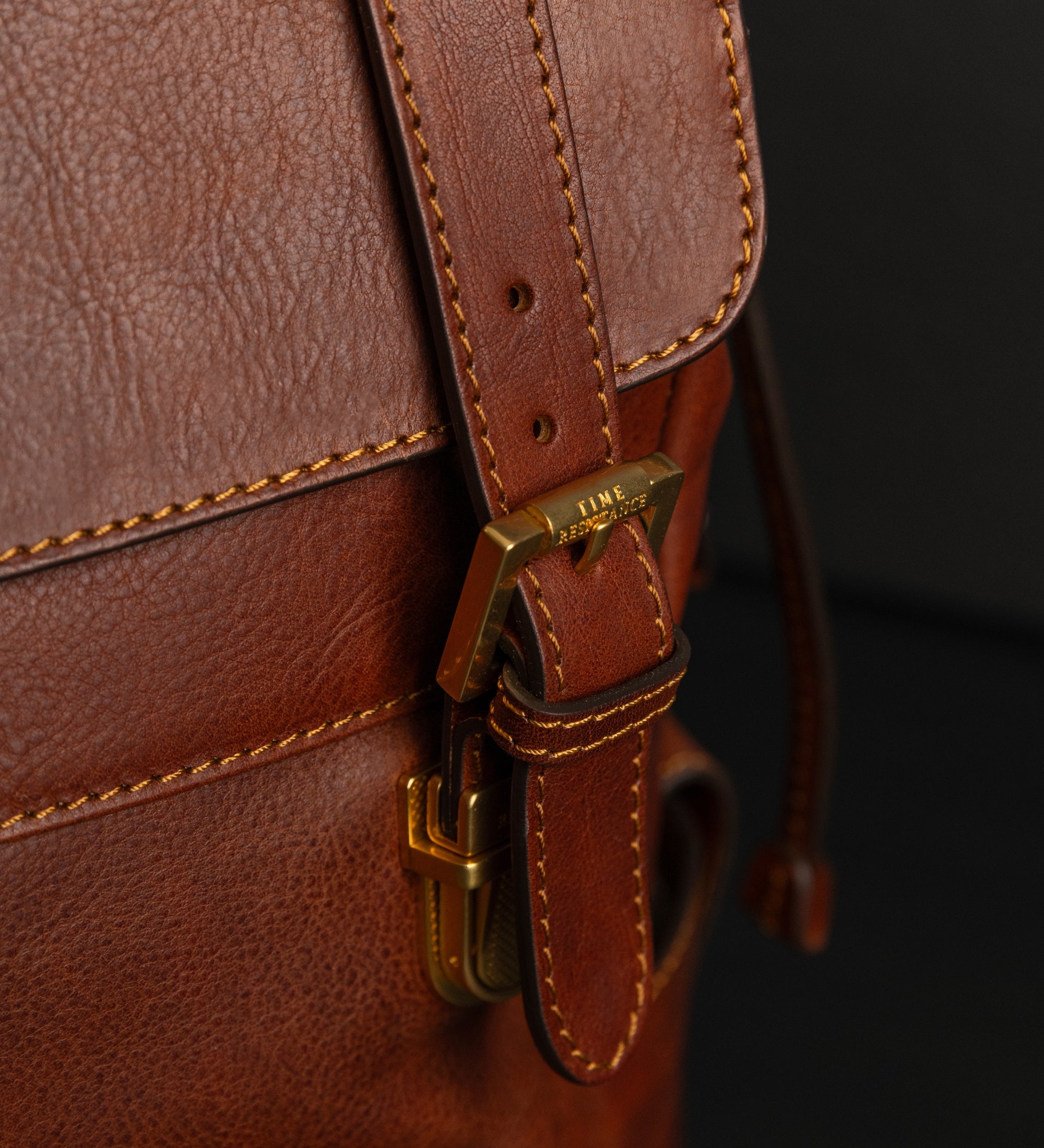Rucksack aus Leder - The Good Earth