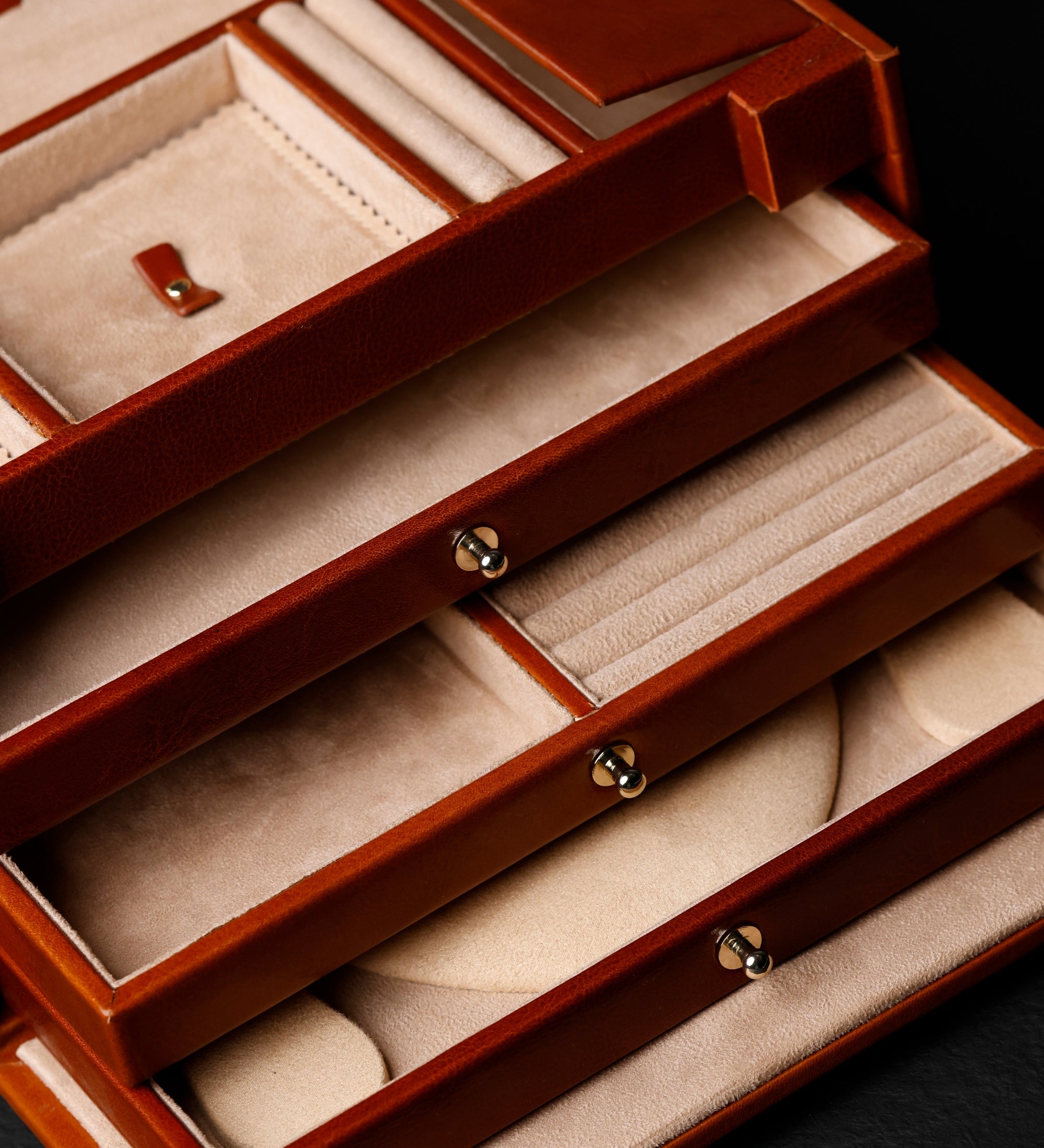 Großes Schmuckkästchen aus Leder für Damen - The Portrait of a Lady