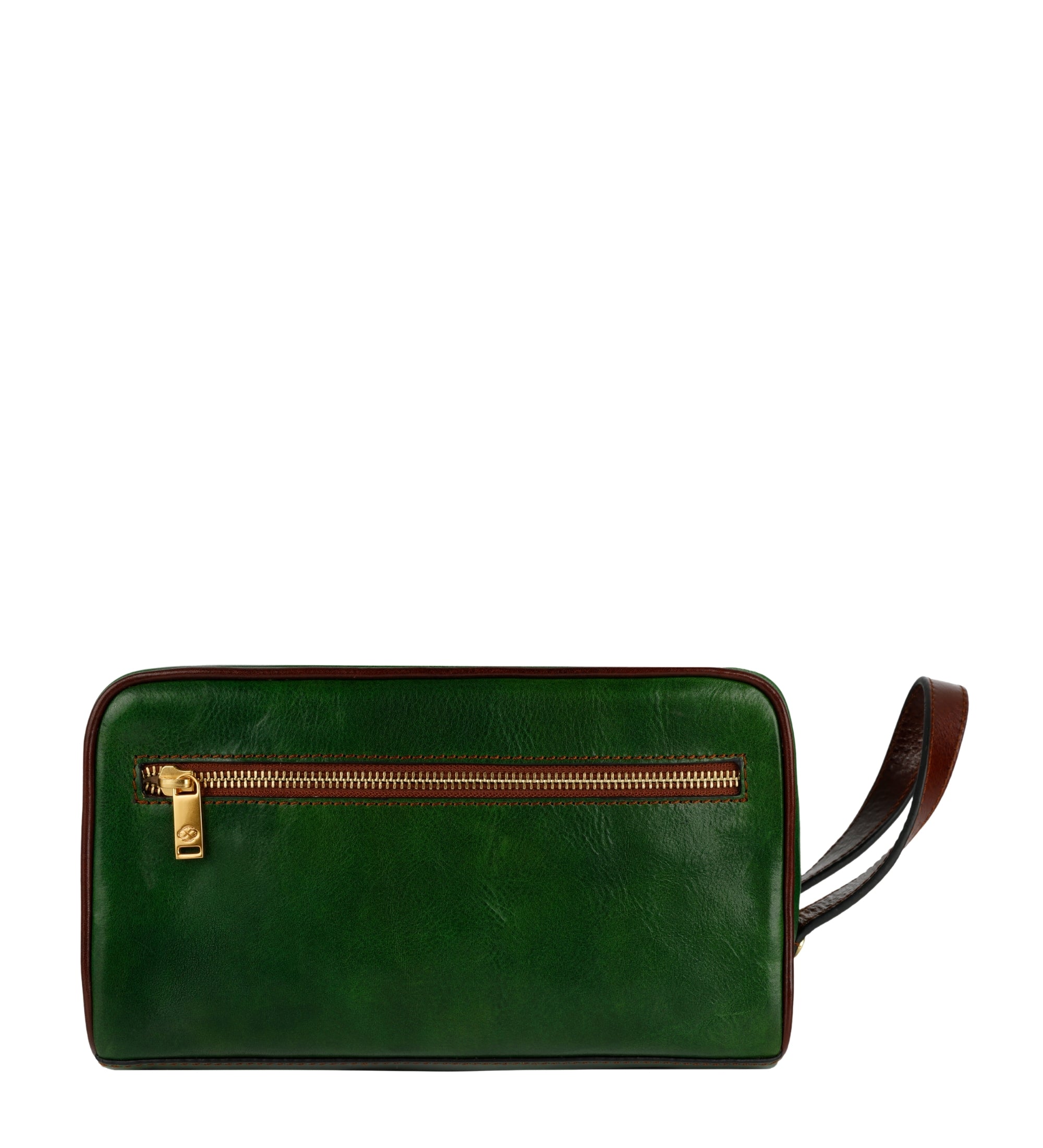 Kosmetiktasche aus Leder für Damen, Kulturbeutel - All the Kings Men