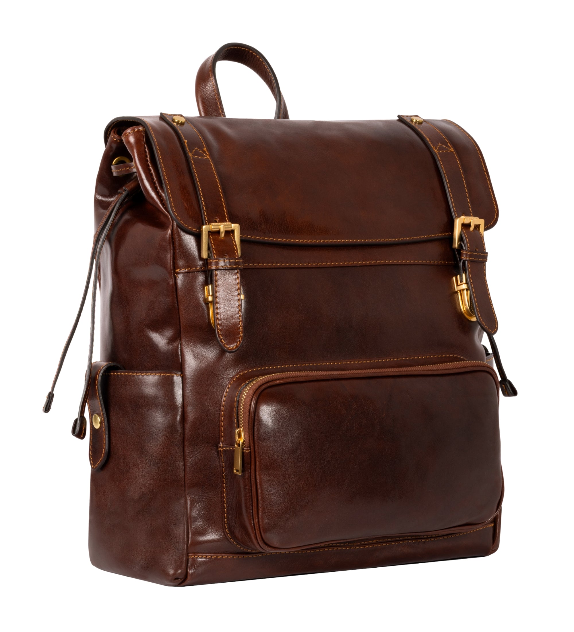 Rucksack aus Leder - The Good Earth