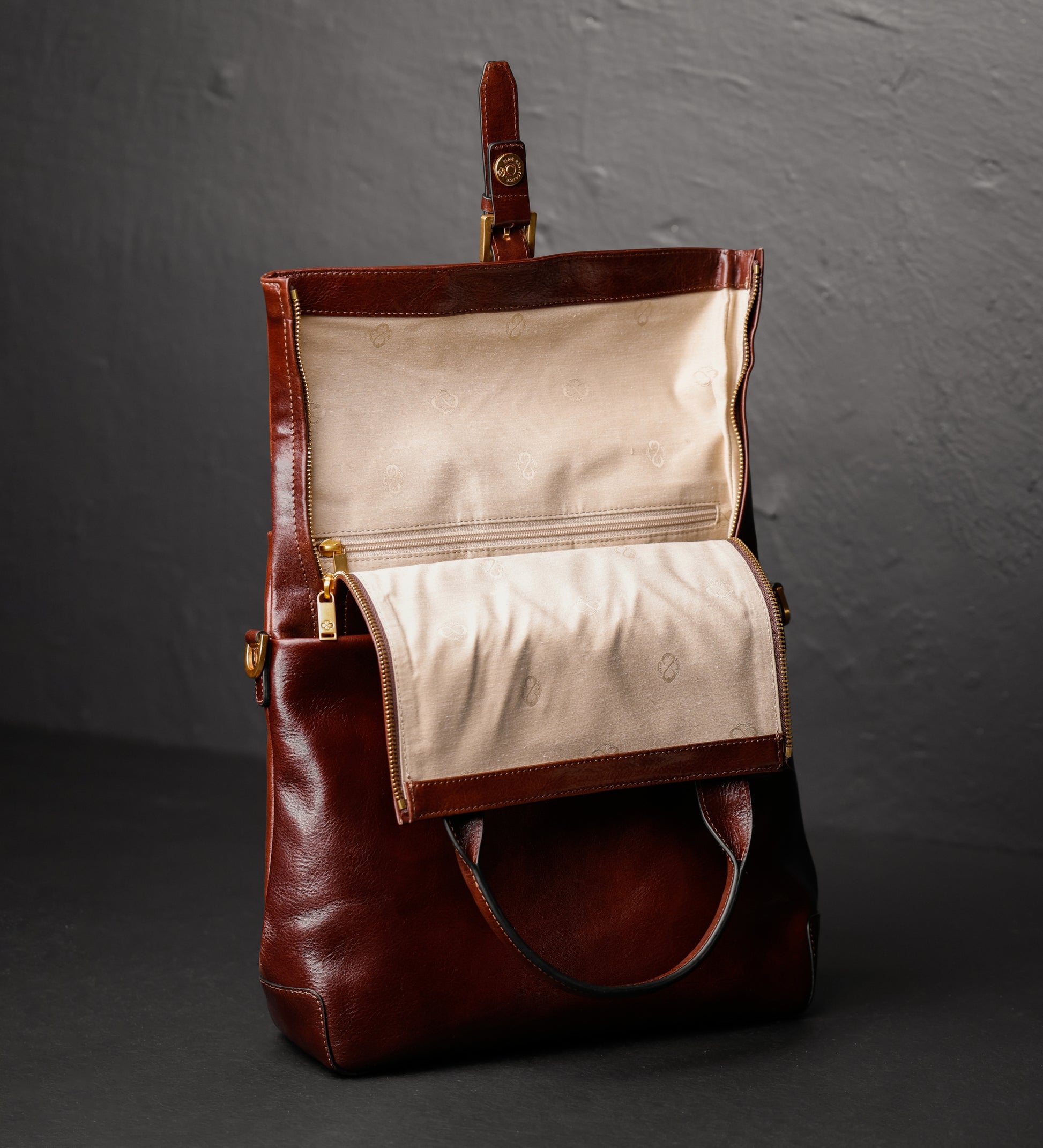 Multifunktionale Rucksack Schultertasche aus Leder für Damen – The Awakening