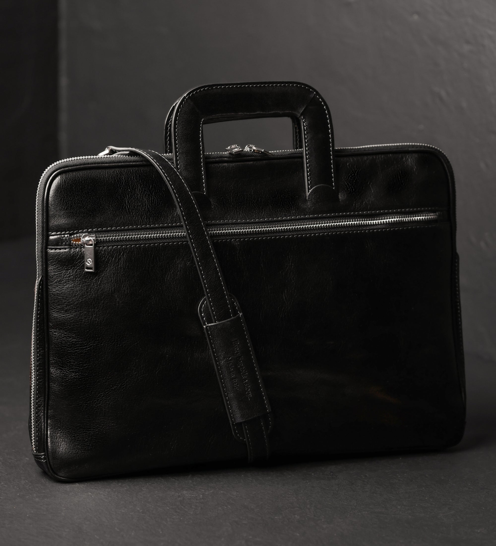 Aktentasche aus Leder für Damen, Laptoptasche - Brave New World