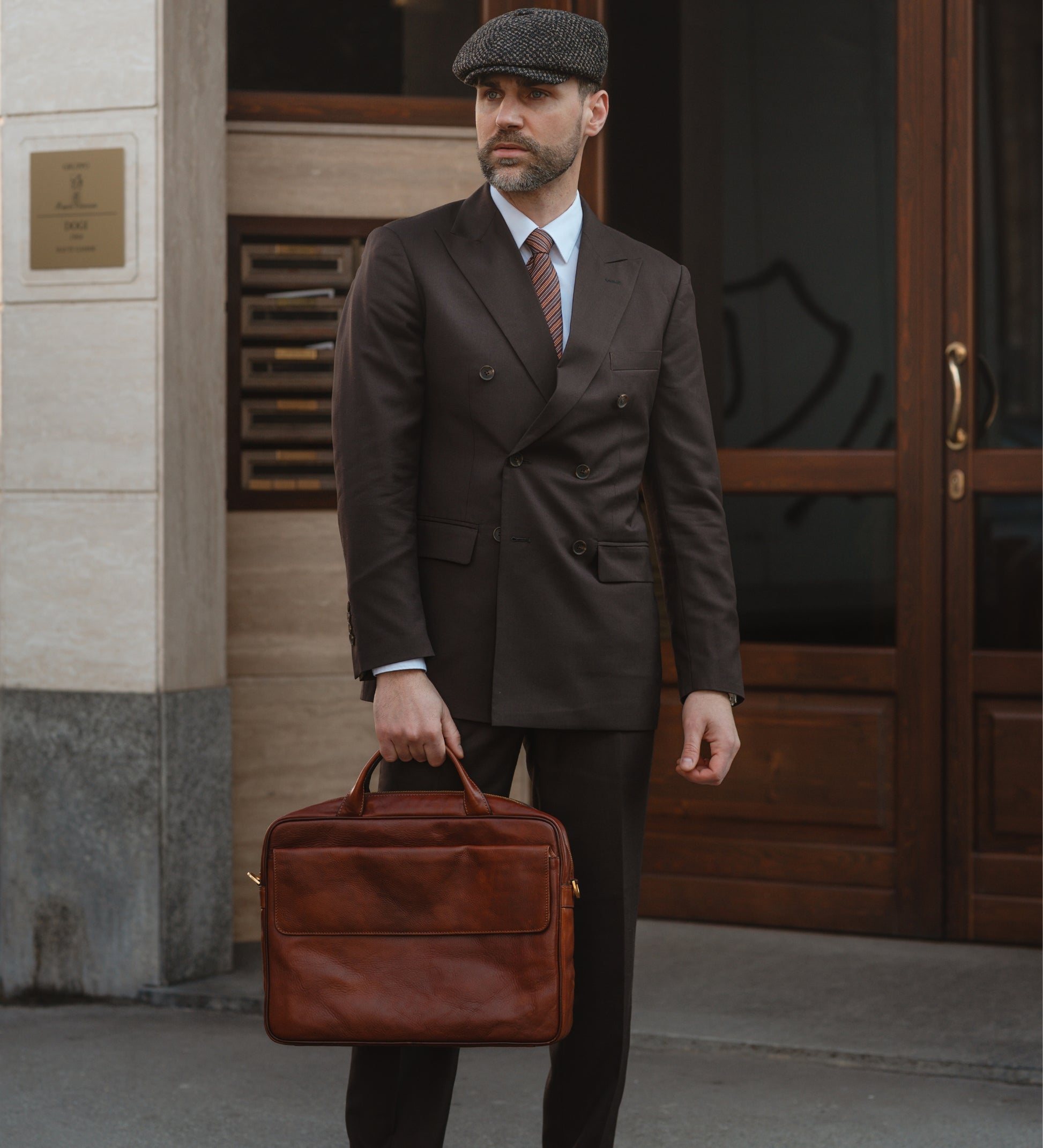 Aktentasche/Laptoptasche aus Leder - The Sheltering Sky