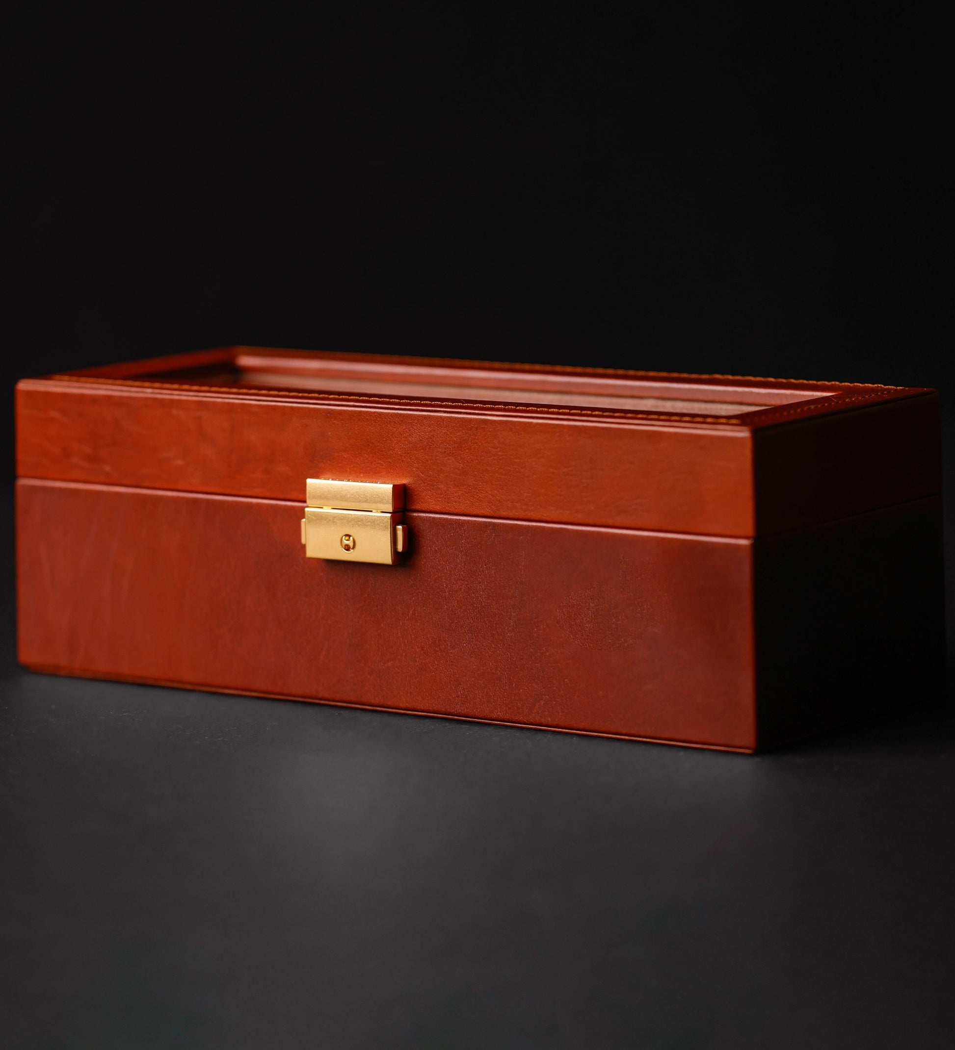Uhrenbox aus Leder, Uhren-Organizer - Silence