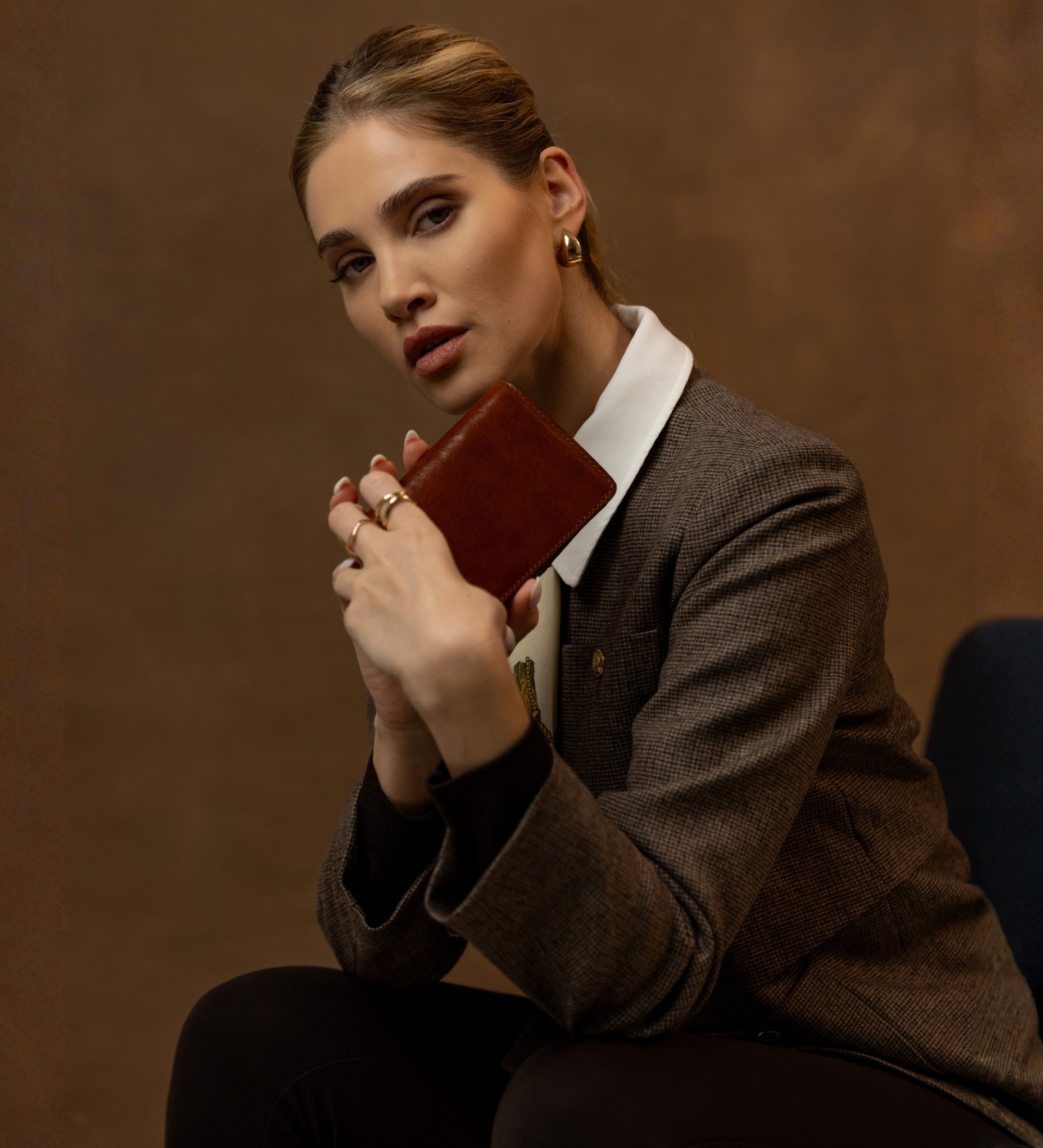 Kleine Reisepasshülle aus Leder für Damen - Gulliver's Travels