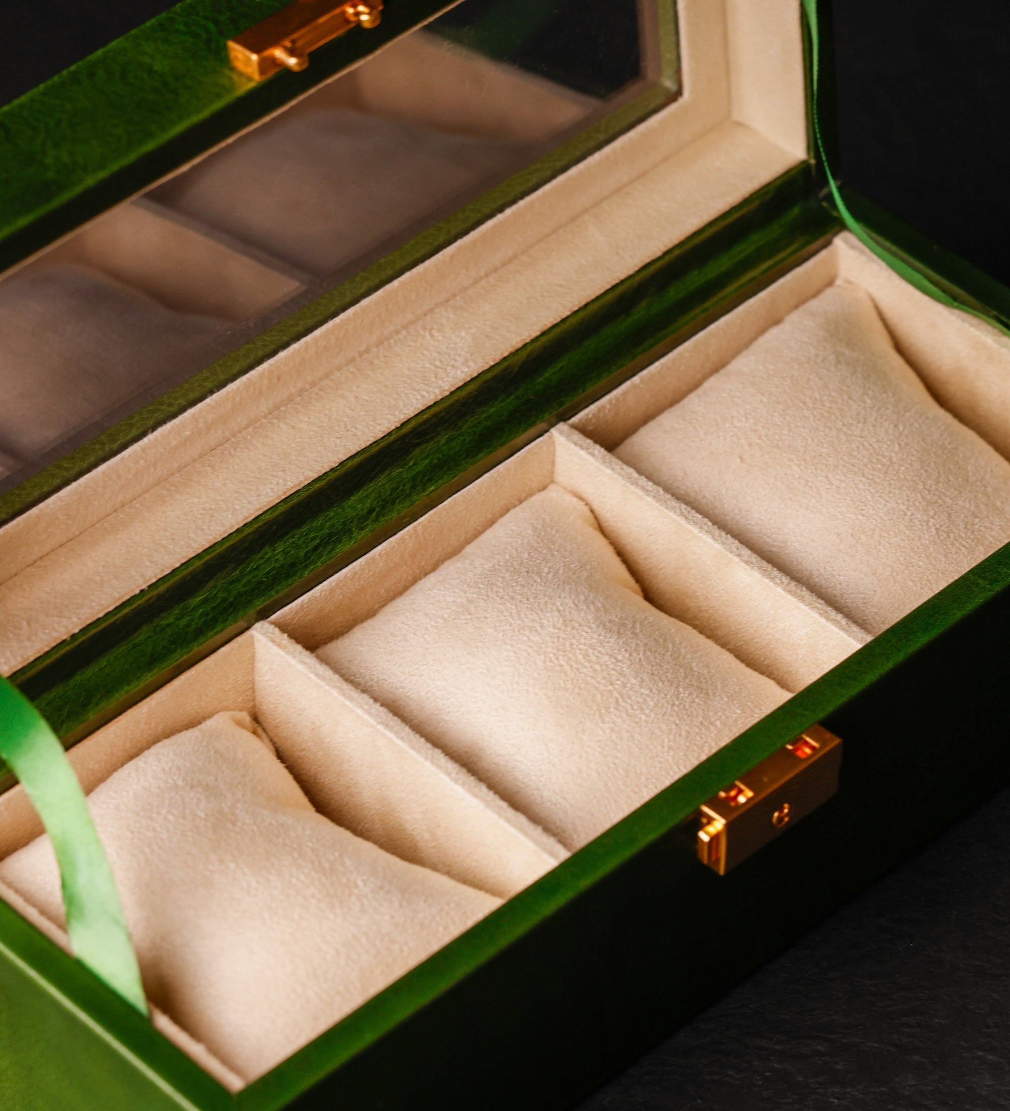 Uhrenbox aus Leder, Uhren-Organizer - Silence