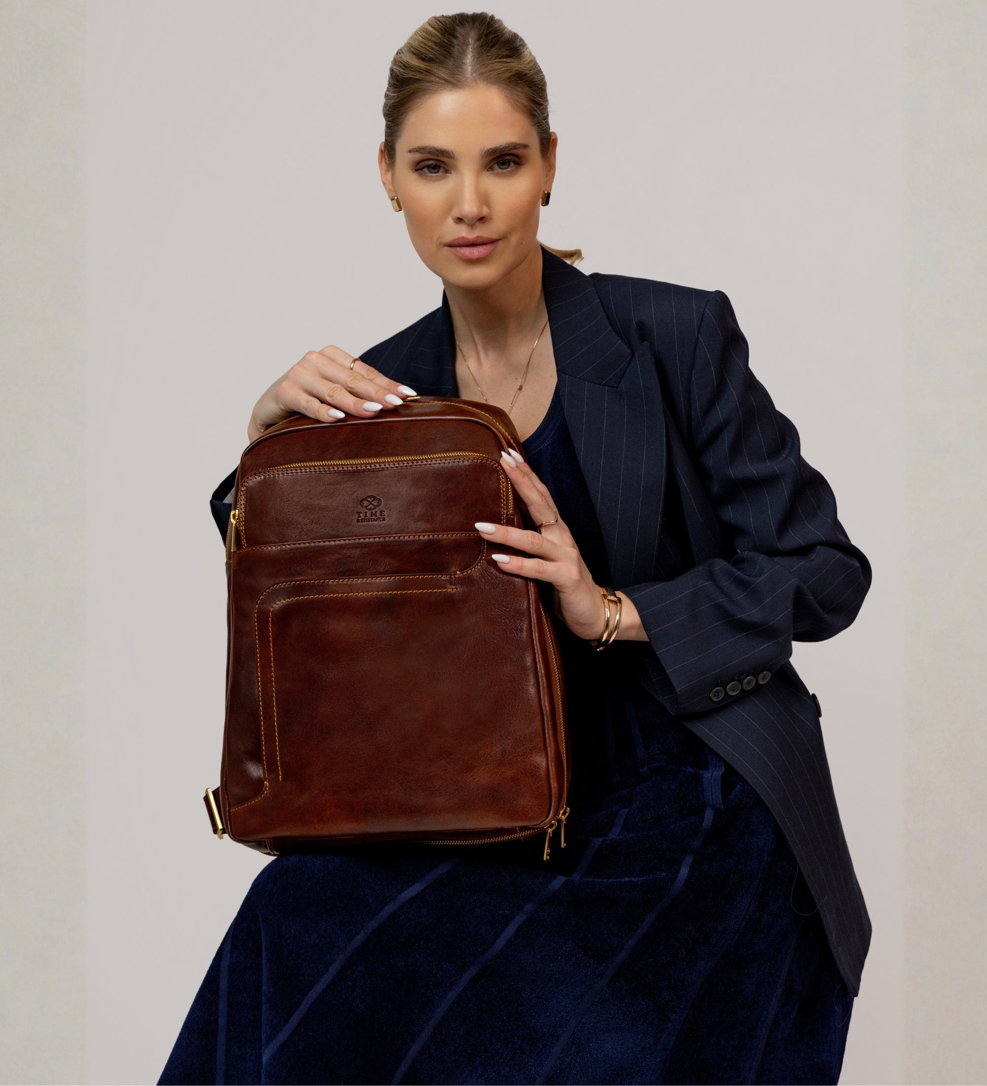 Reiserucksack aus Leder für Damen - L.A. Confidential