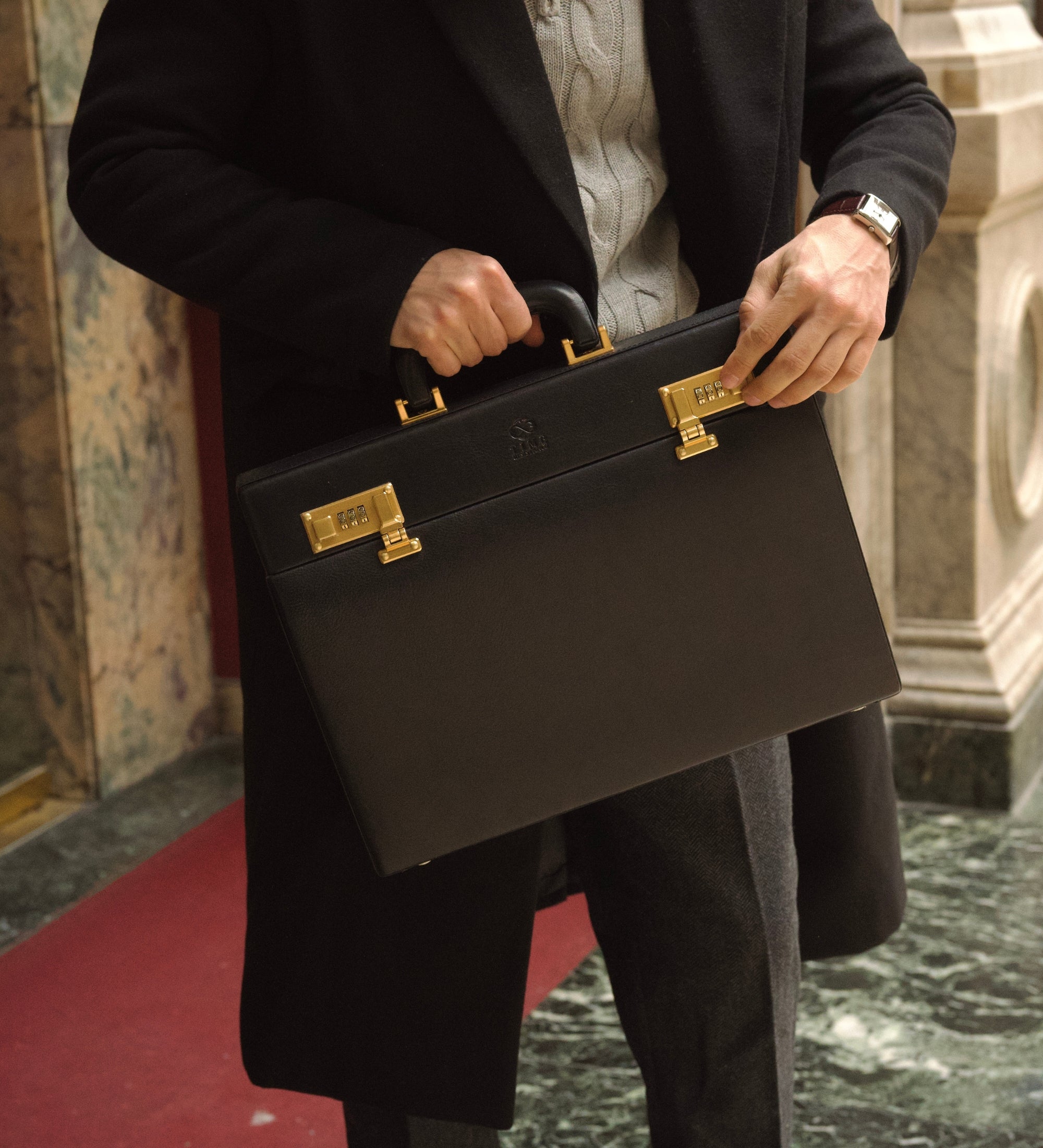Attaché-Aktentasche aus Leder - Vendetta