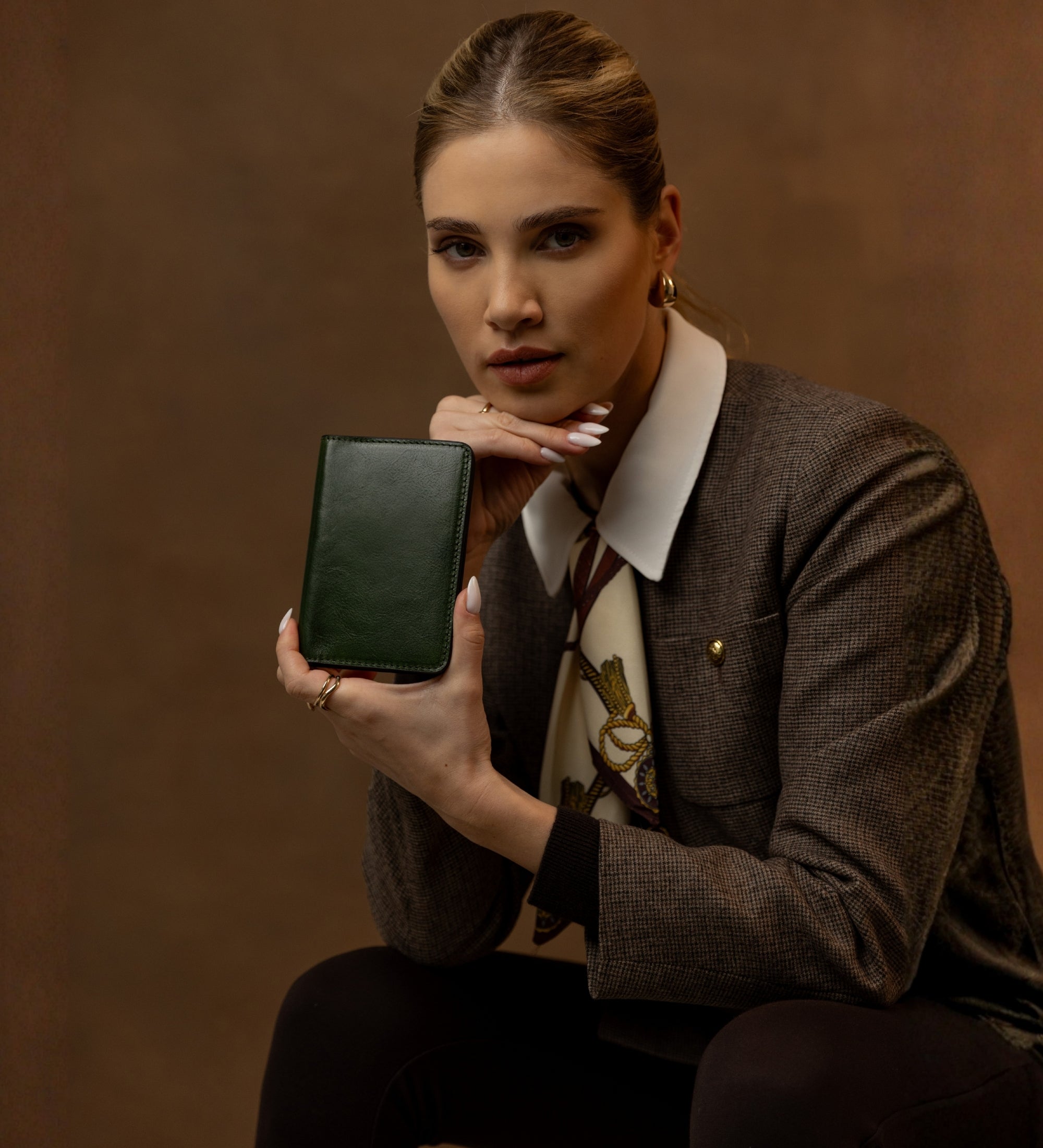 Kleine Reisepasshülle aus Leder für Damen - Gulliver's Travels