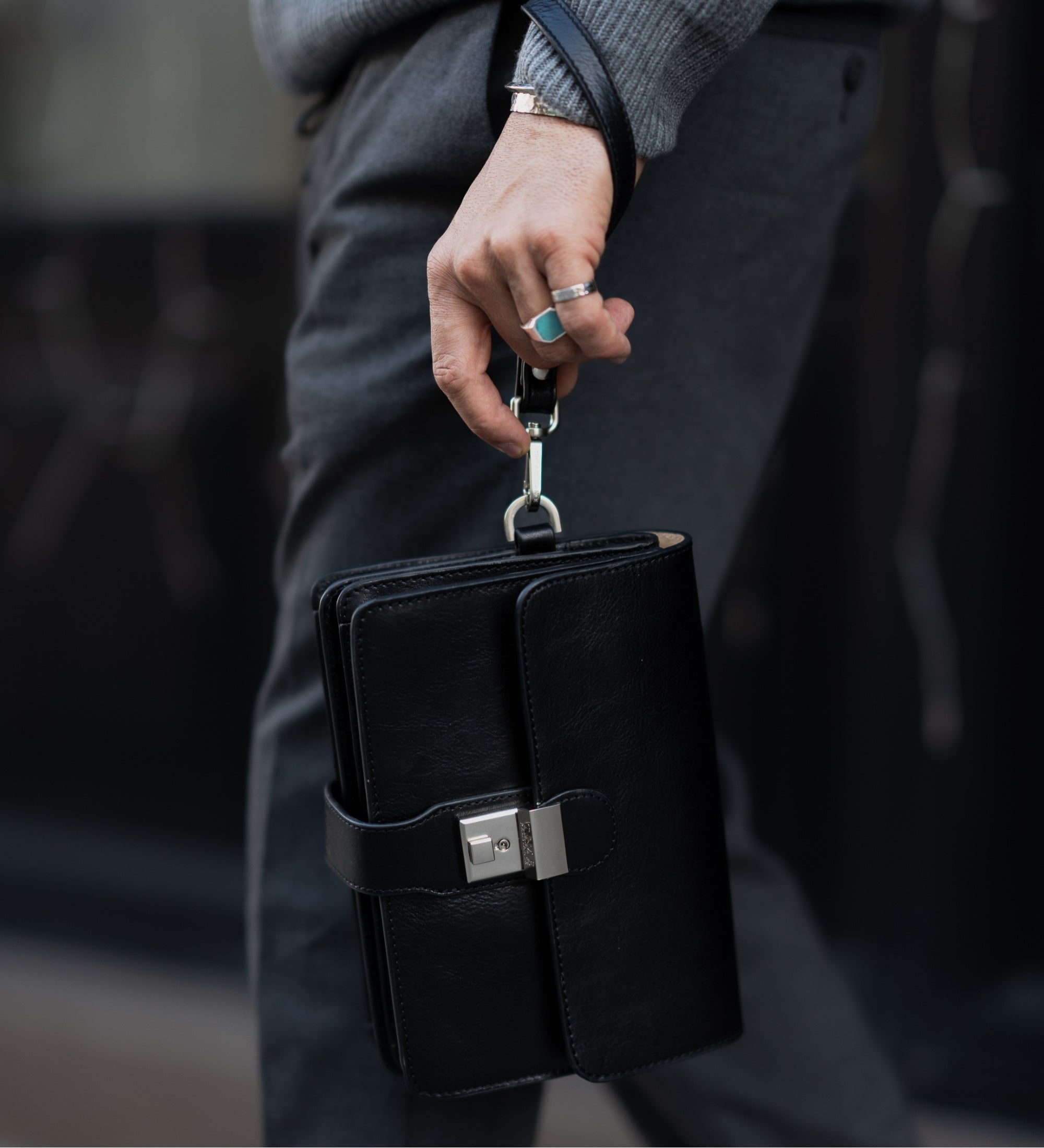 Clutch aus Leder - The Maltese Falcon
