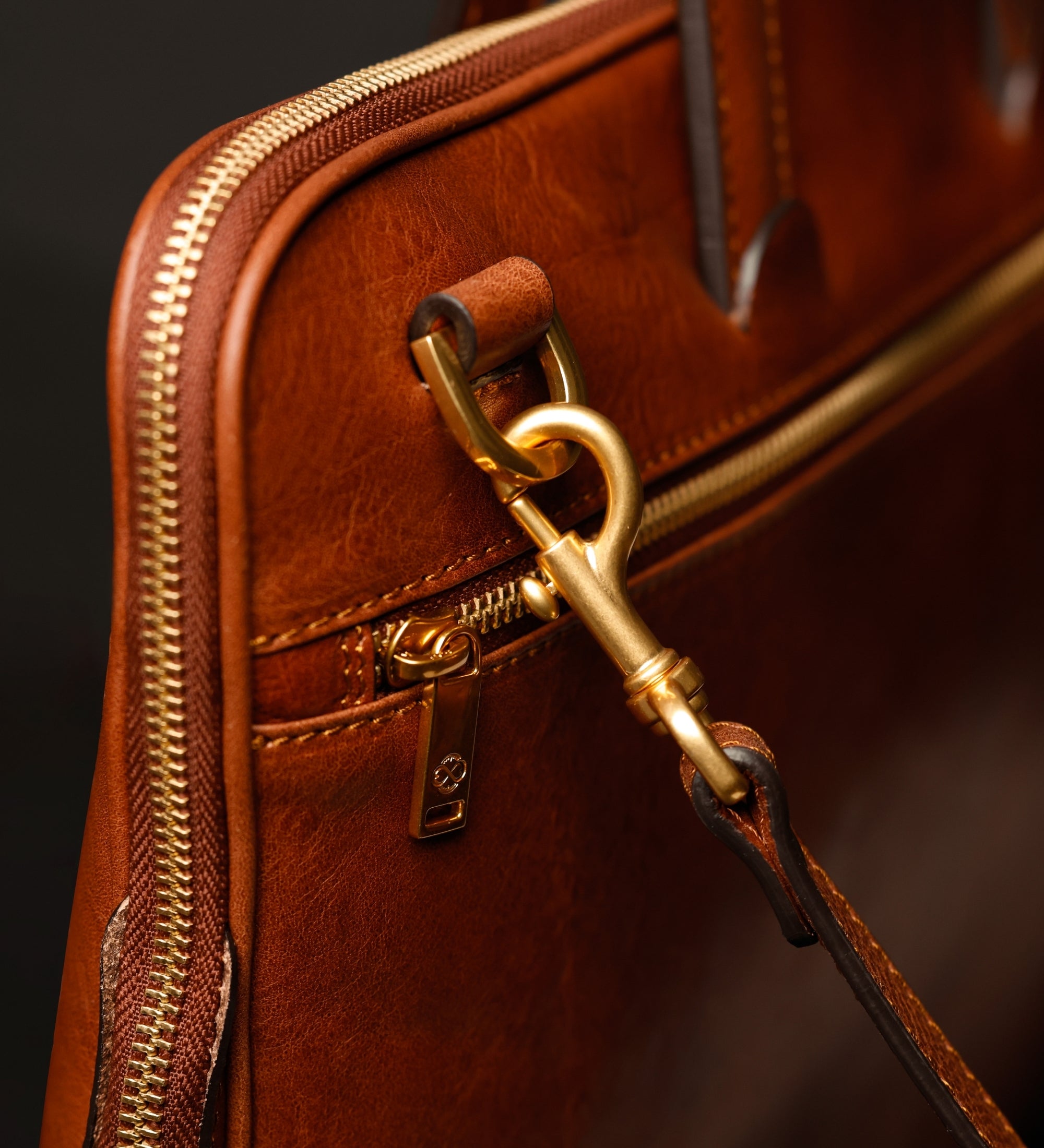 Aktentasche aus Leder für Damen, Laptoptasche - Brave New World