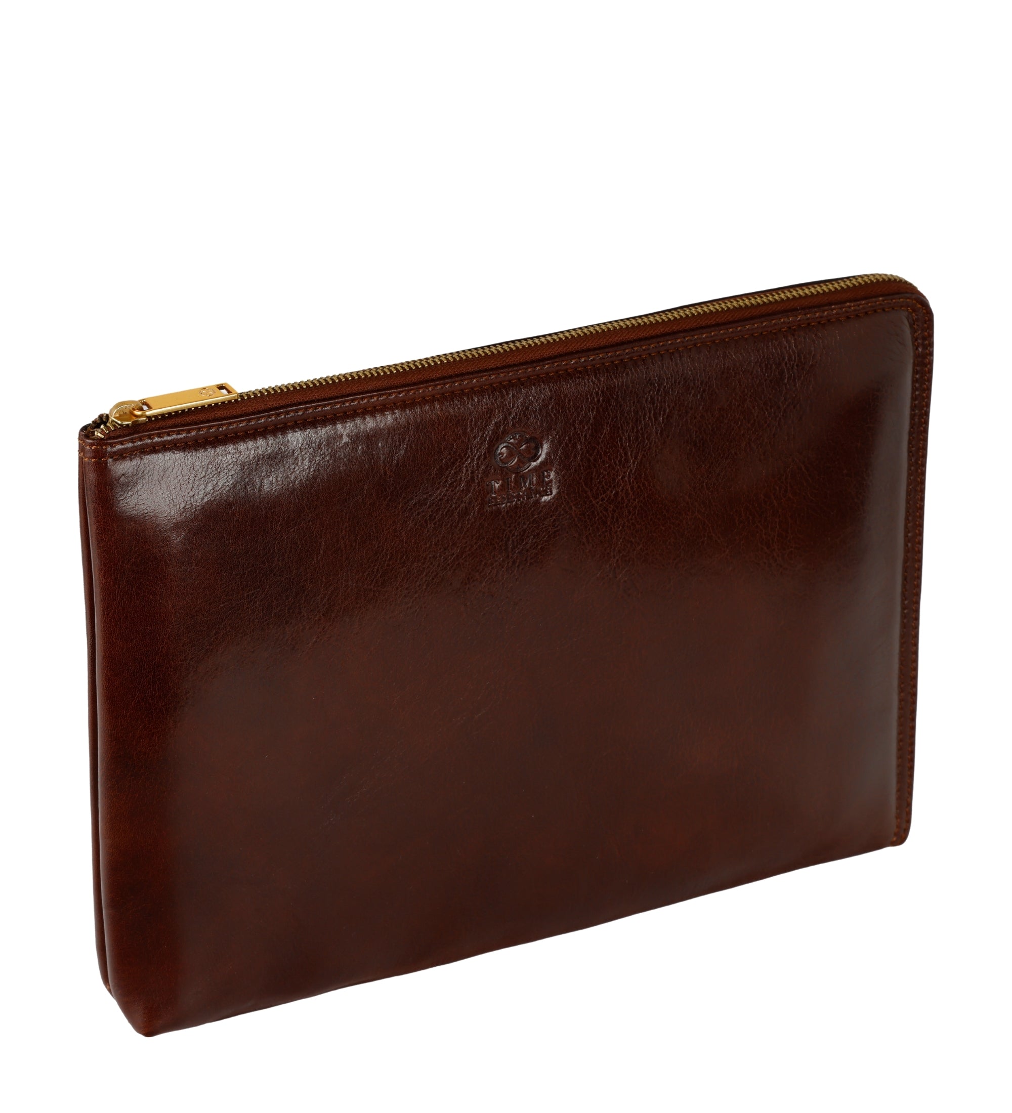 Große Clutch für Herren aus Leder - The Brothers Karamazov