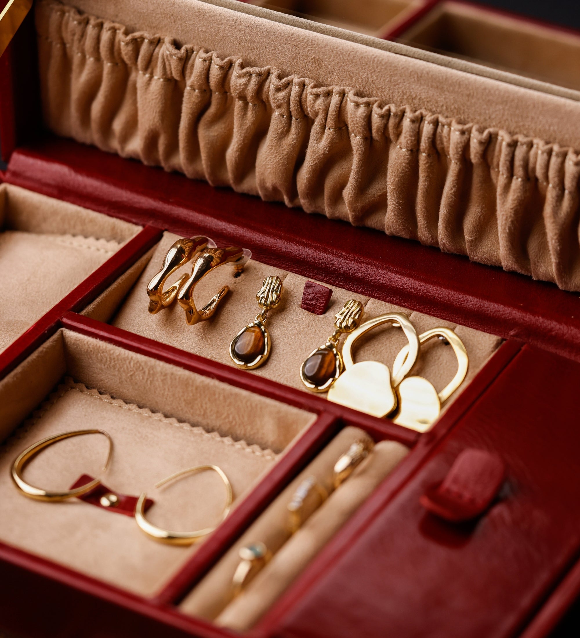 Großes Schmuckkästchen aus Leder für Damen - The Portrait of a Lady