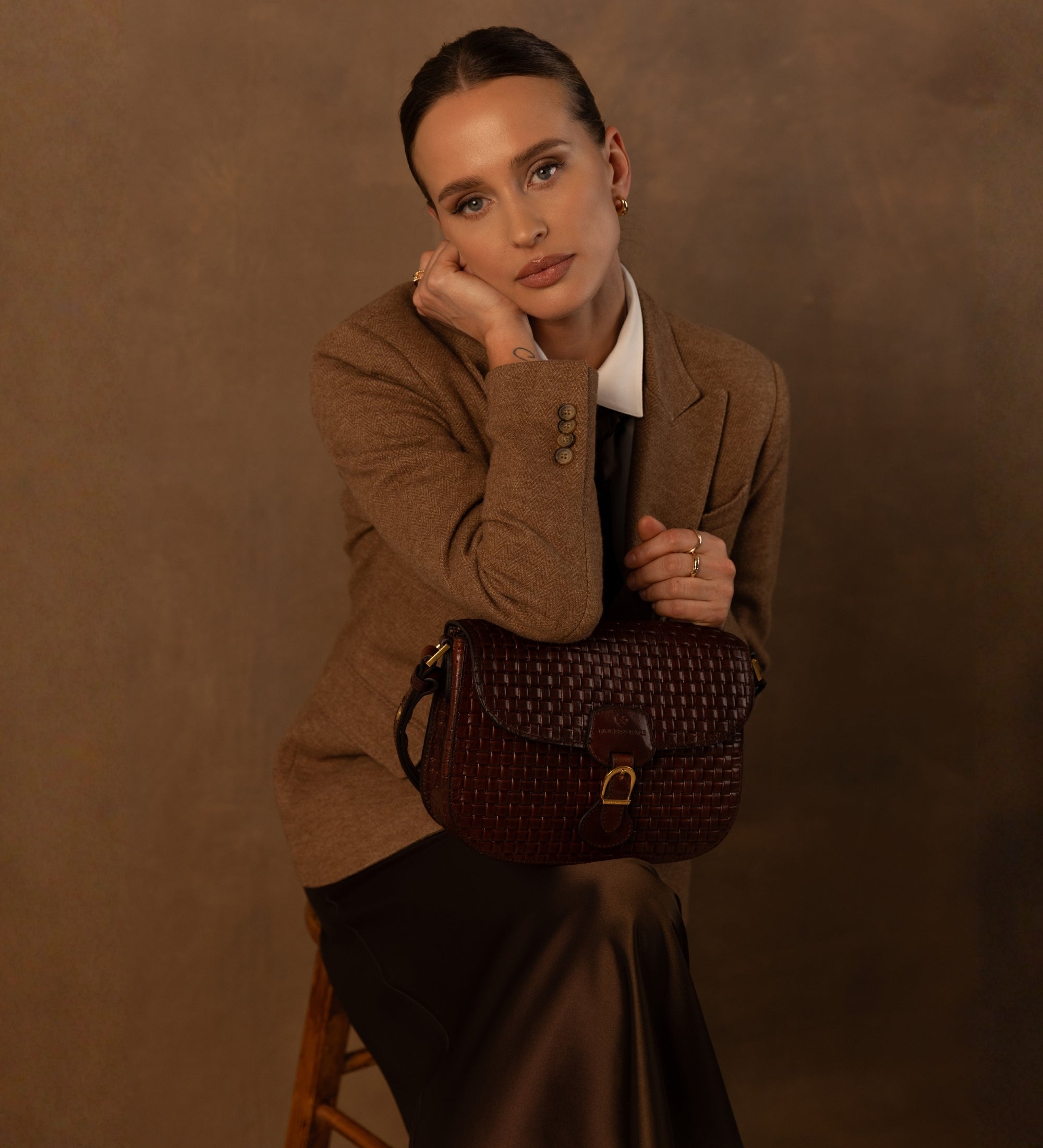 Satteltasche aus Leder für Damen - Romola