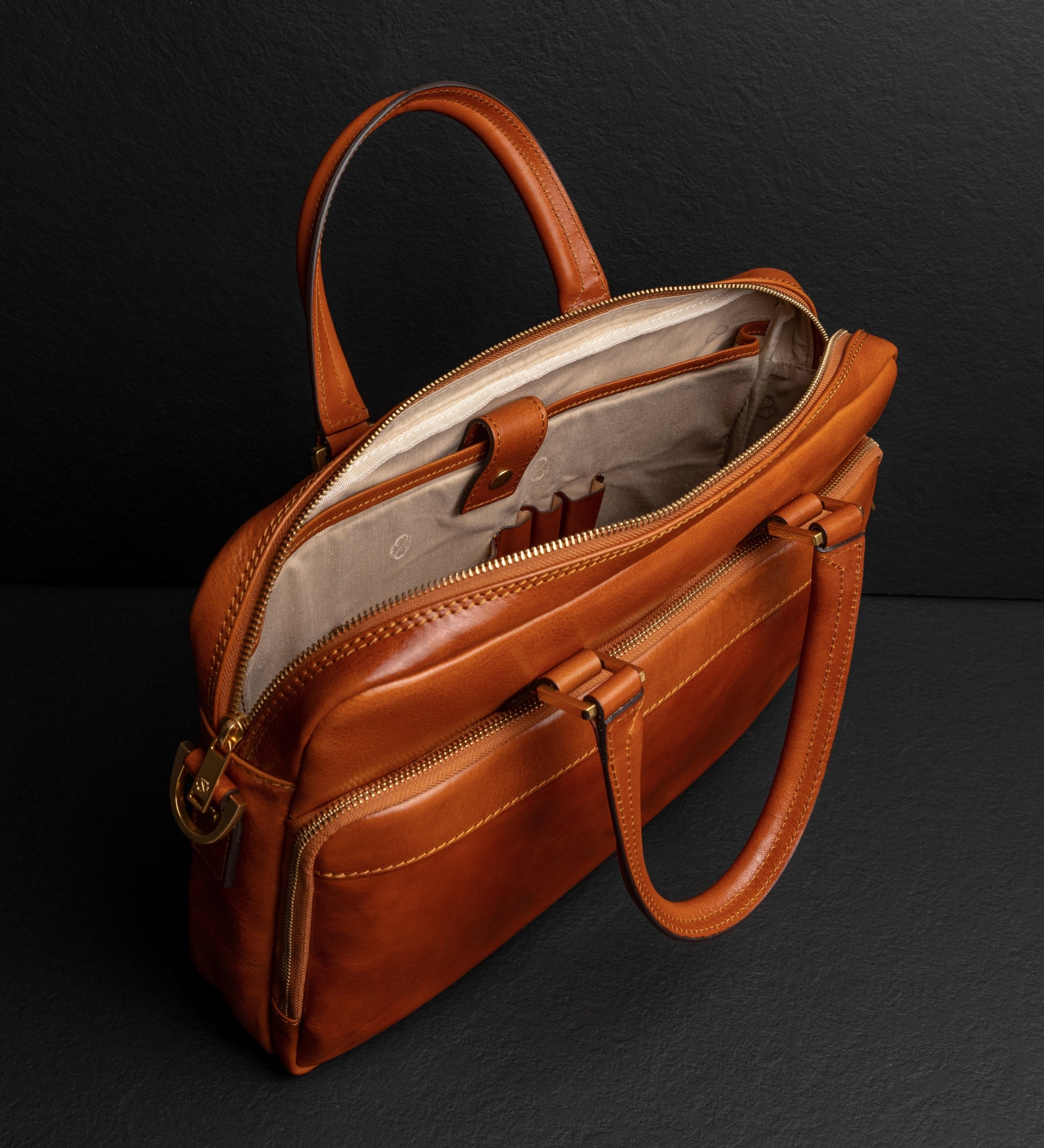 Aktentasche Laptoptasche aus Leder - Orlando