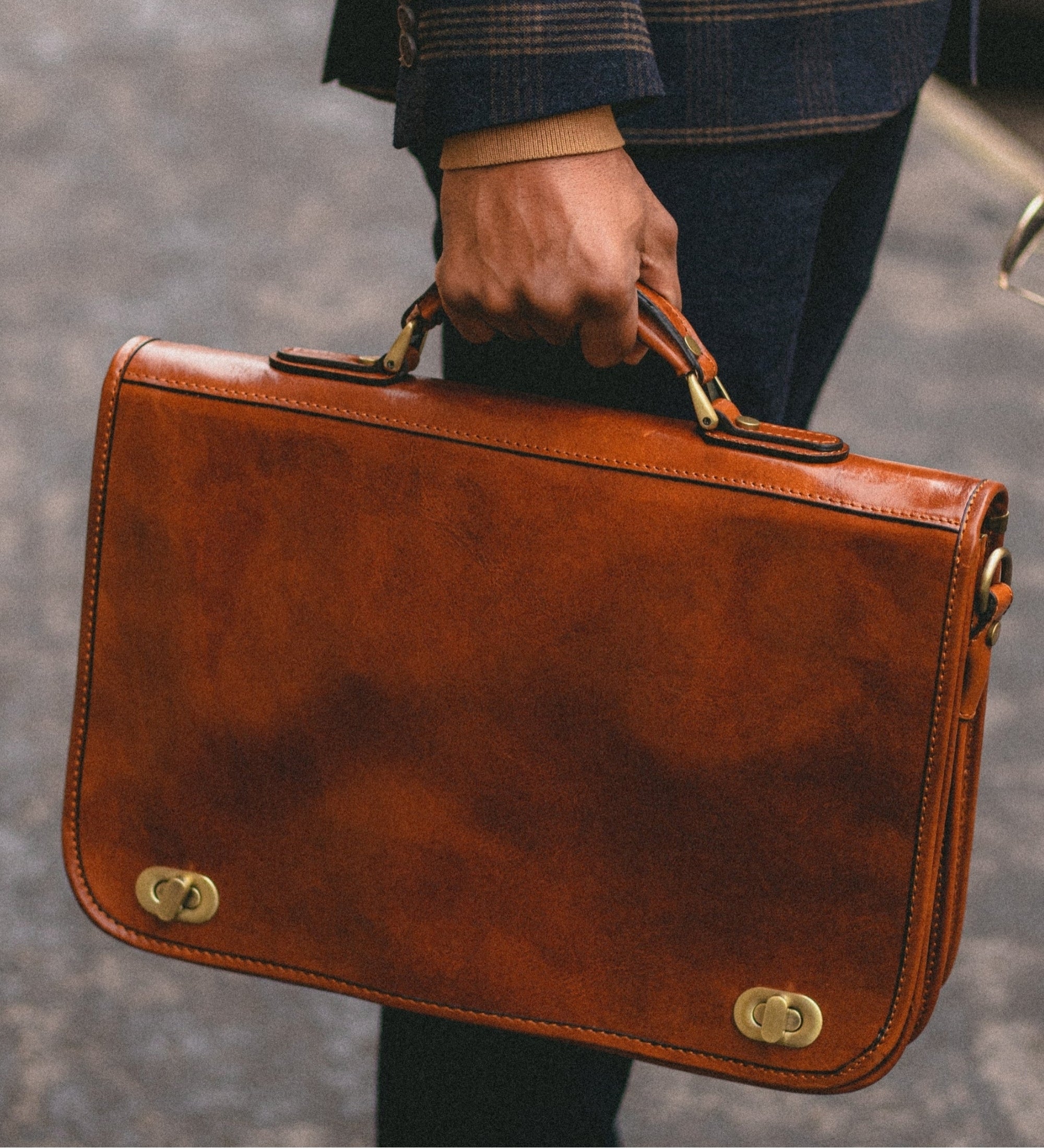 Aktentasche Laptoptasche aus Leder - Illusions