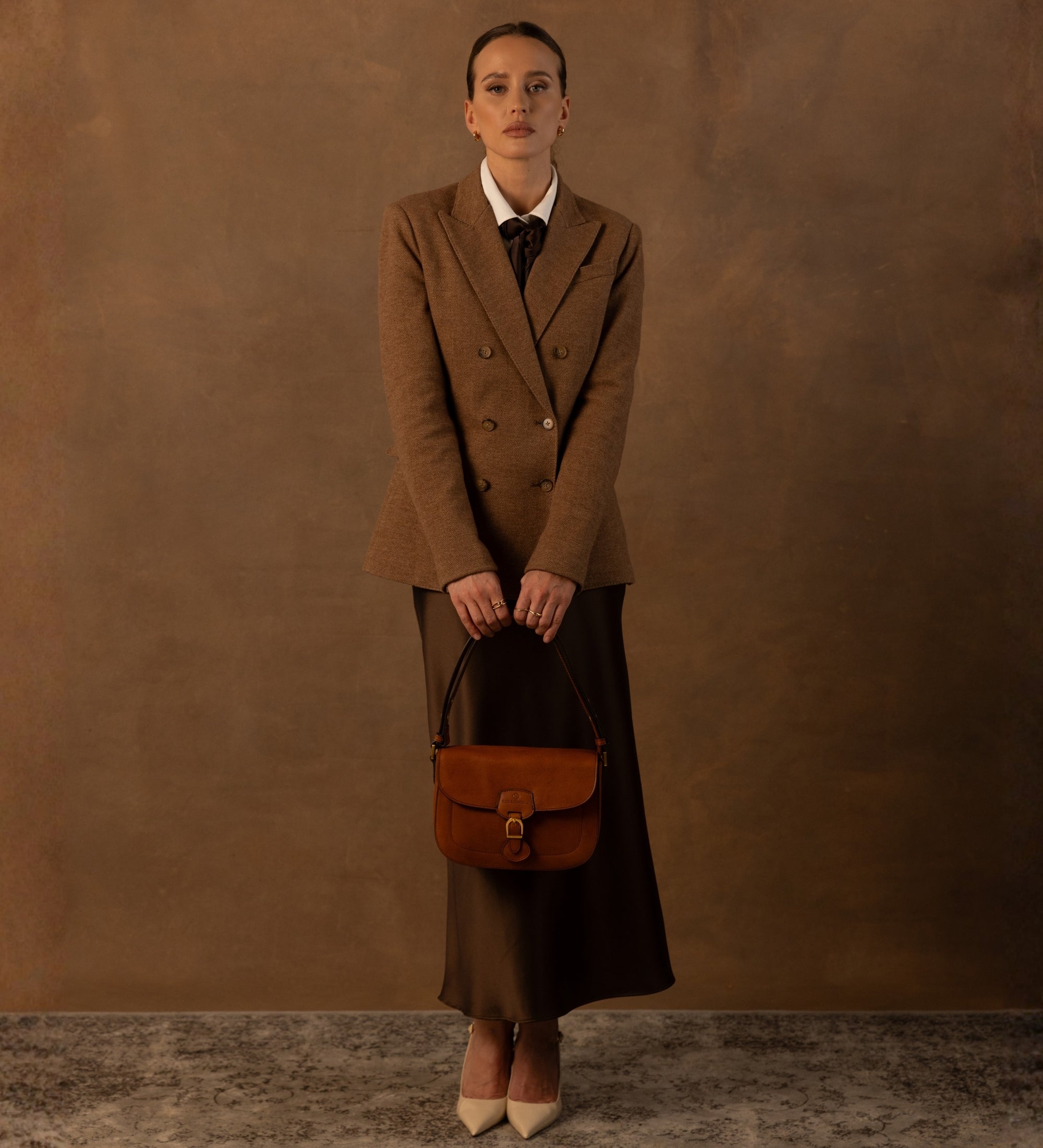 Satteltasche aus Leder für Damen - Romola