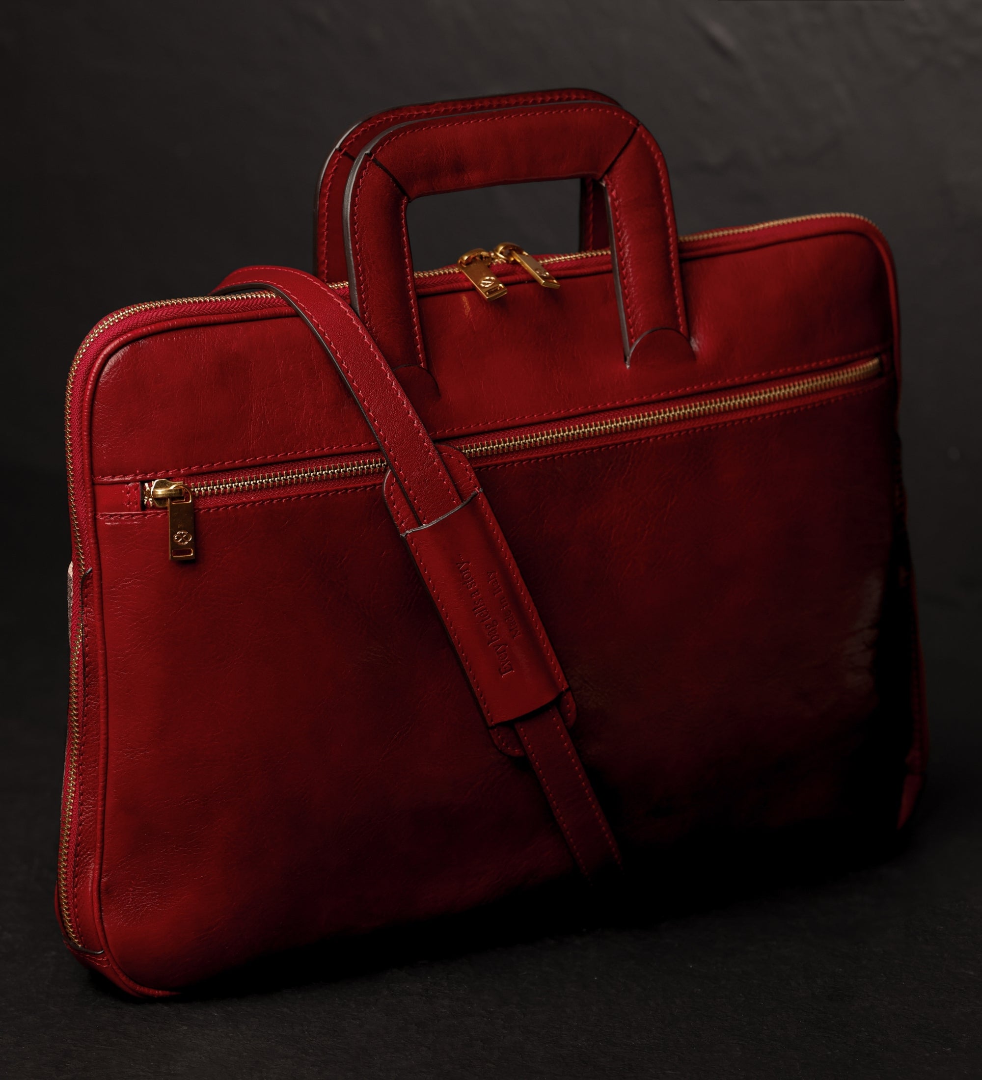 Aktentasche Laptoptasche aus Leder - Brave New World