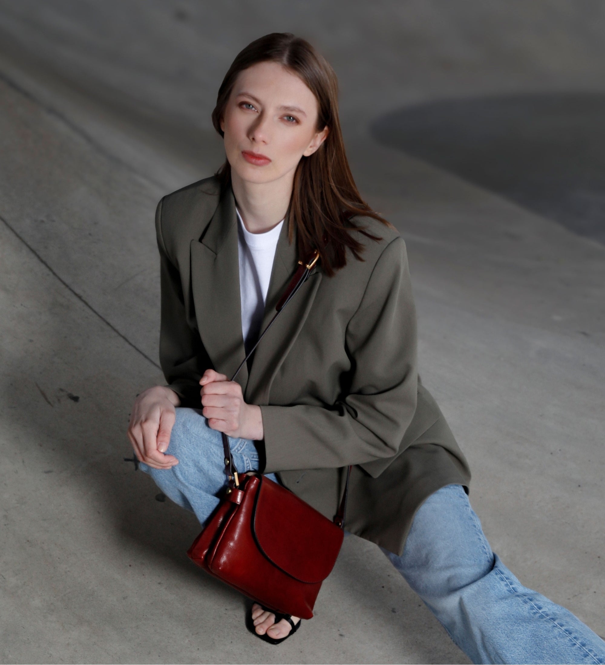 Umhängetasche aus Leder für Damen - Sophie's Choice