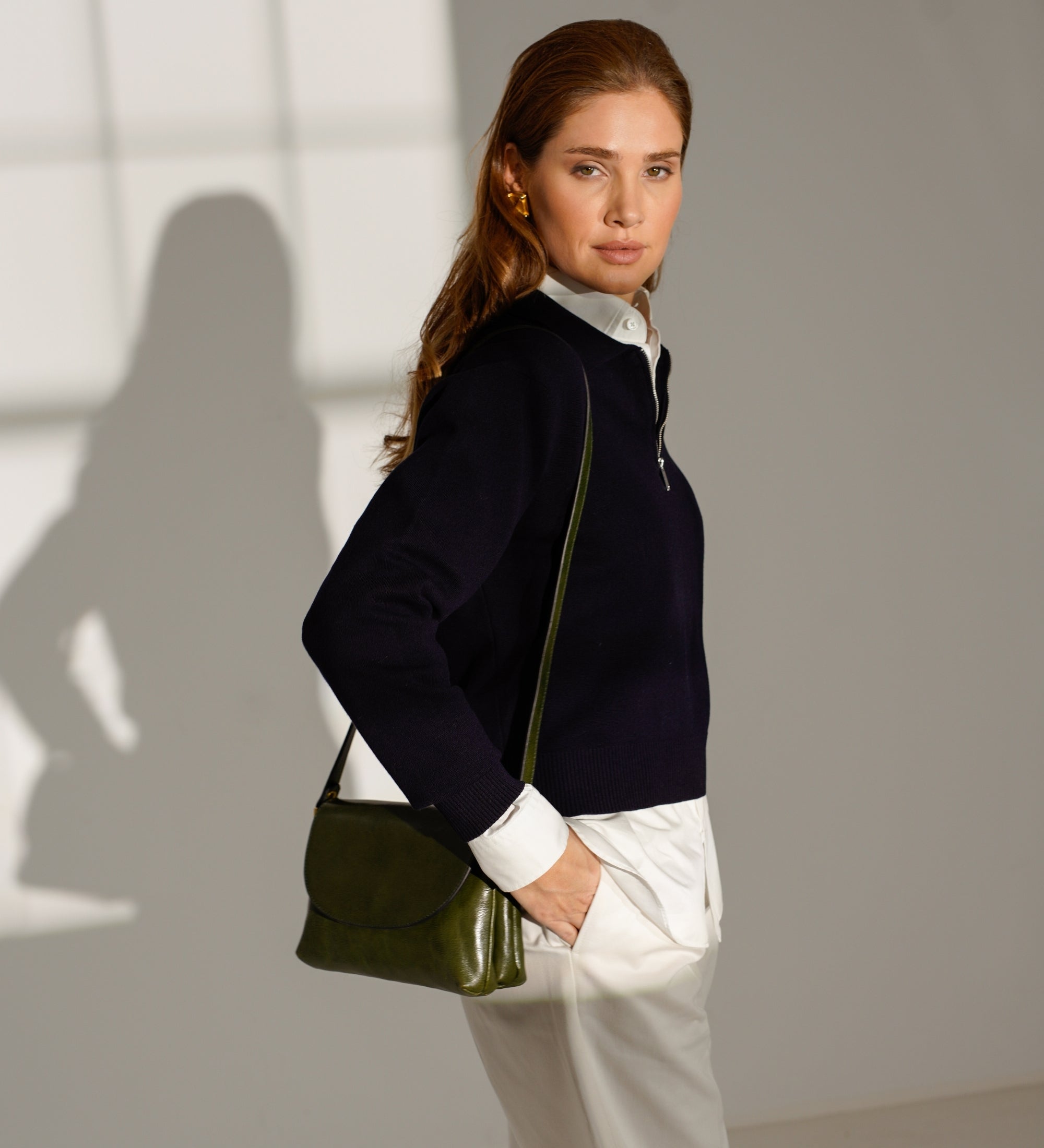 Umhängetasche aus Leder für Damen - Sophie's Choice