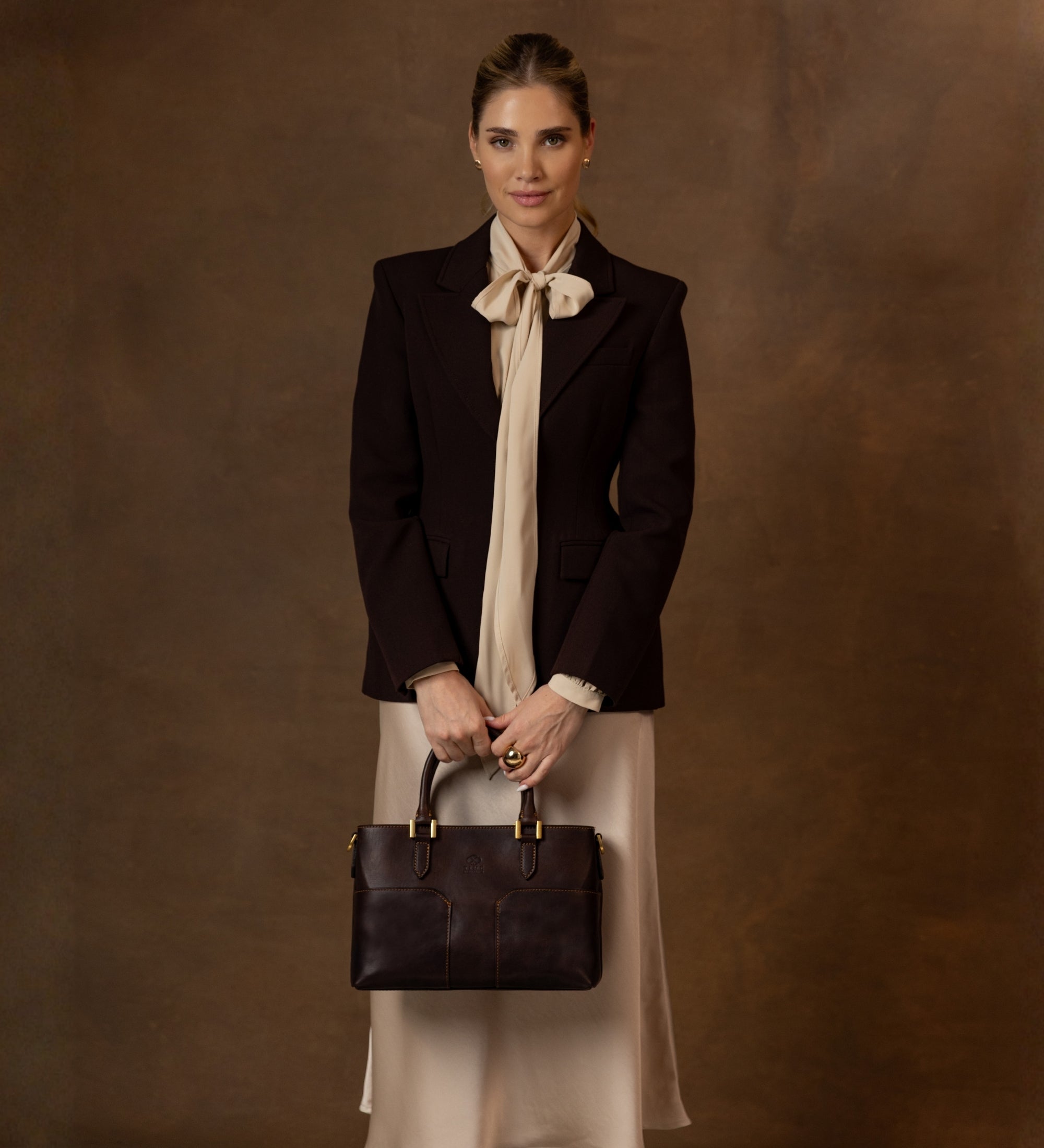 Damen Handtasche Schultertasche aus Leder - Camilla