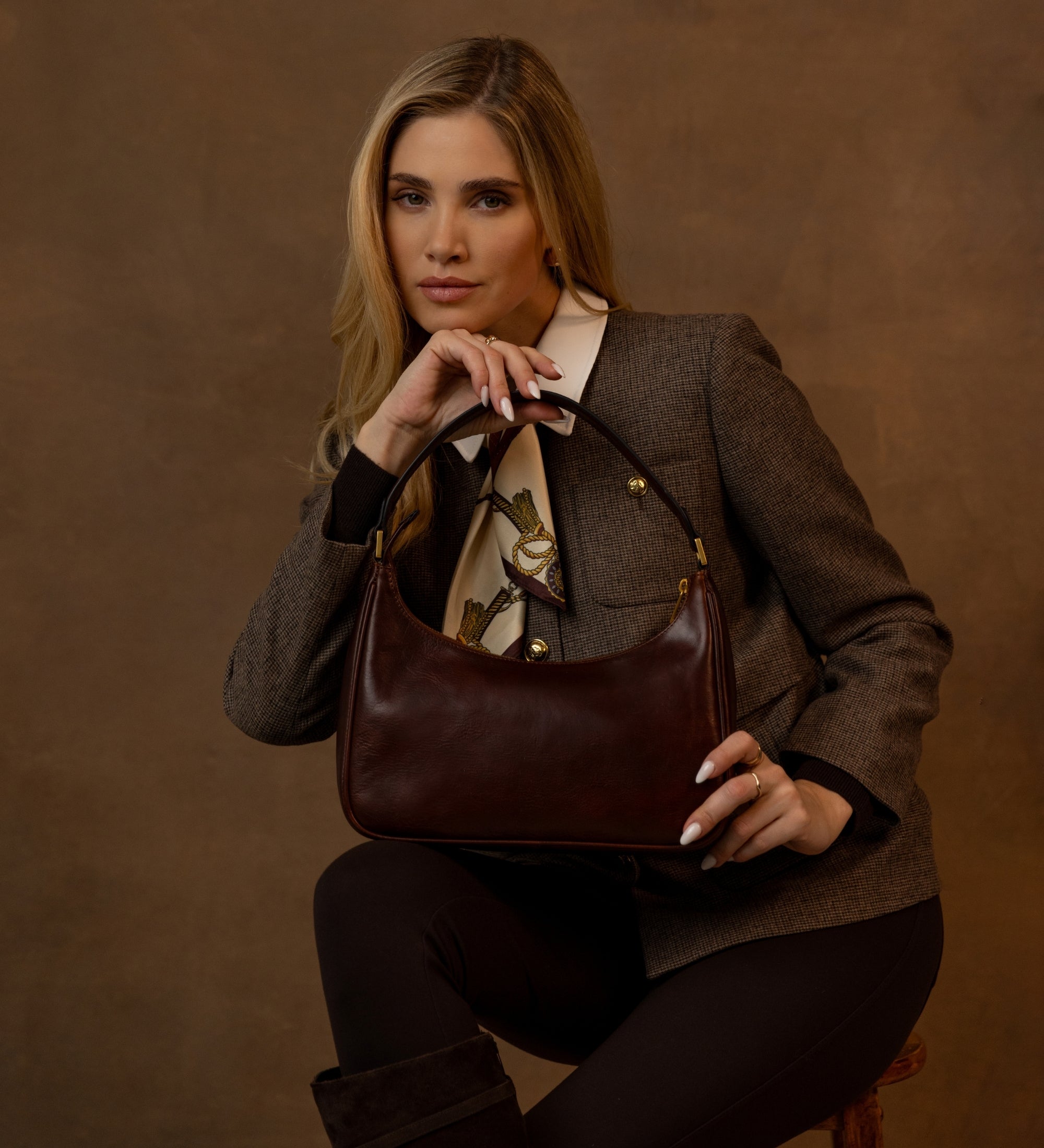 Hobo-Tasche aus Leder für Damen - The Bluest Eye
