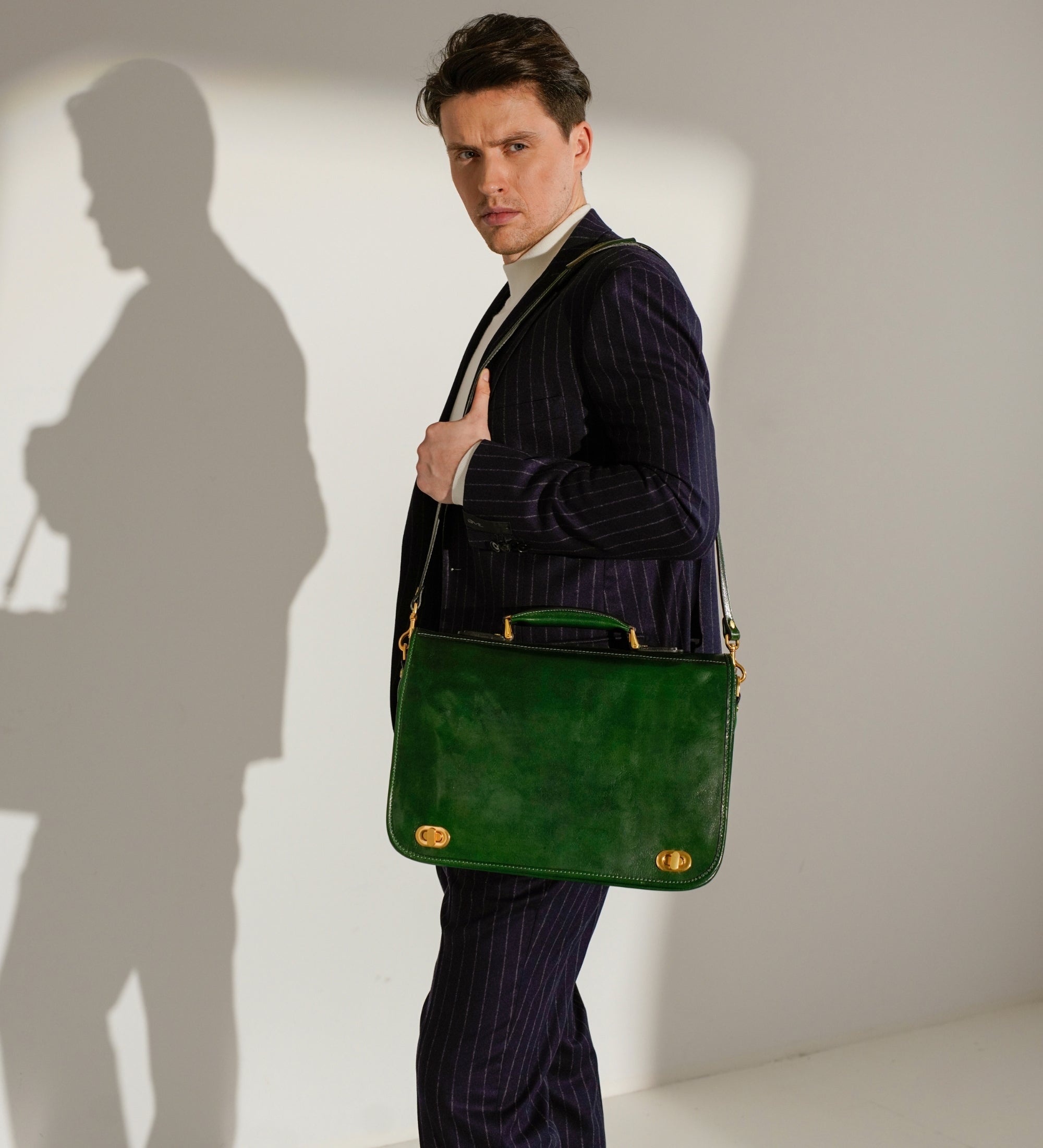 Aktentasche Laptoptasche aus Leder - Illusions