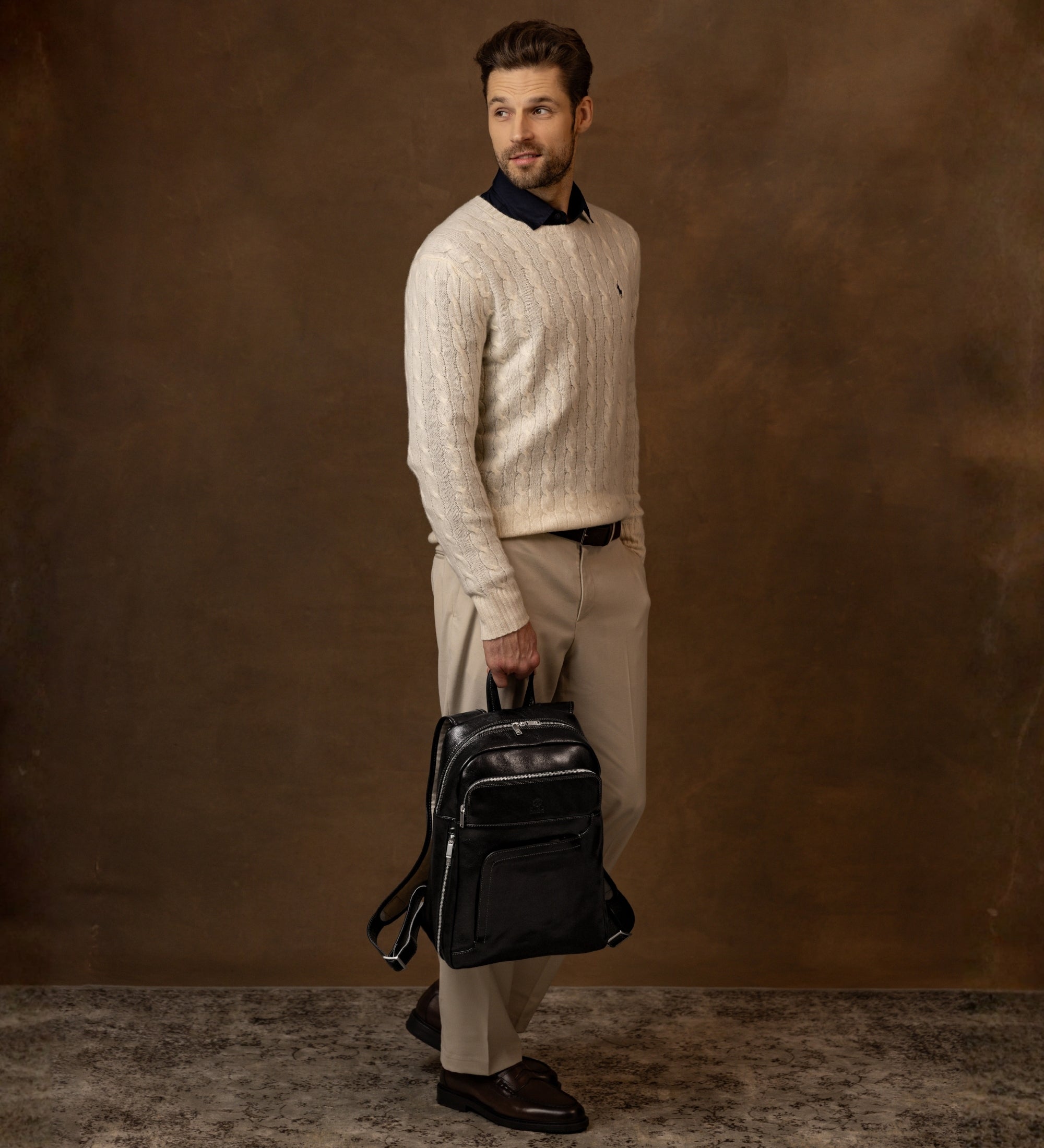 Großer Rucksack aus Leder - L.A. Confidential