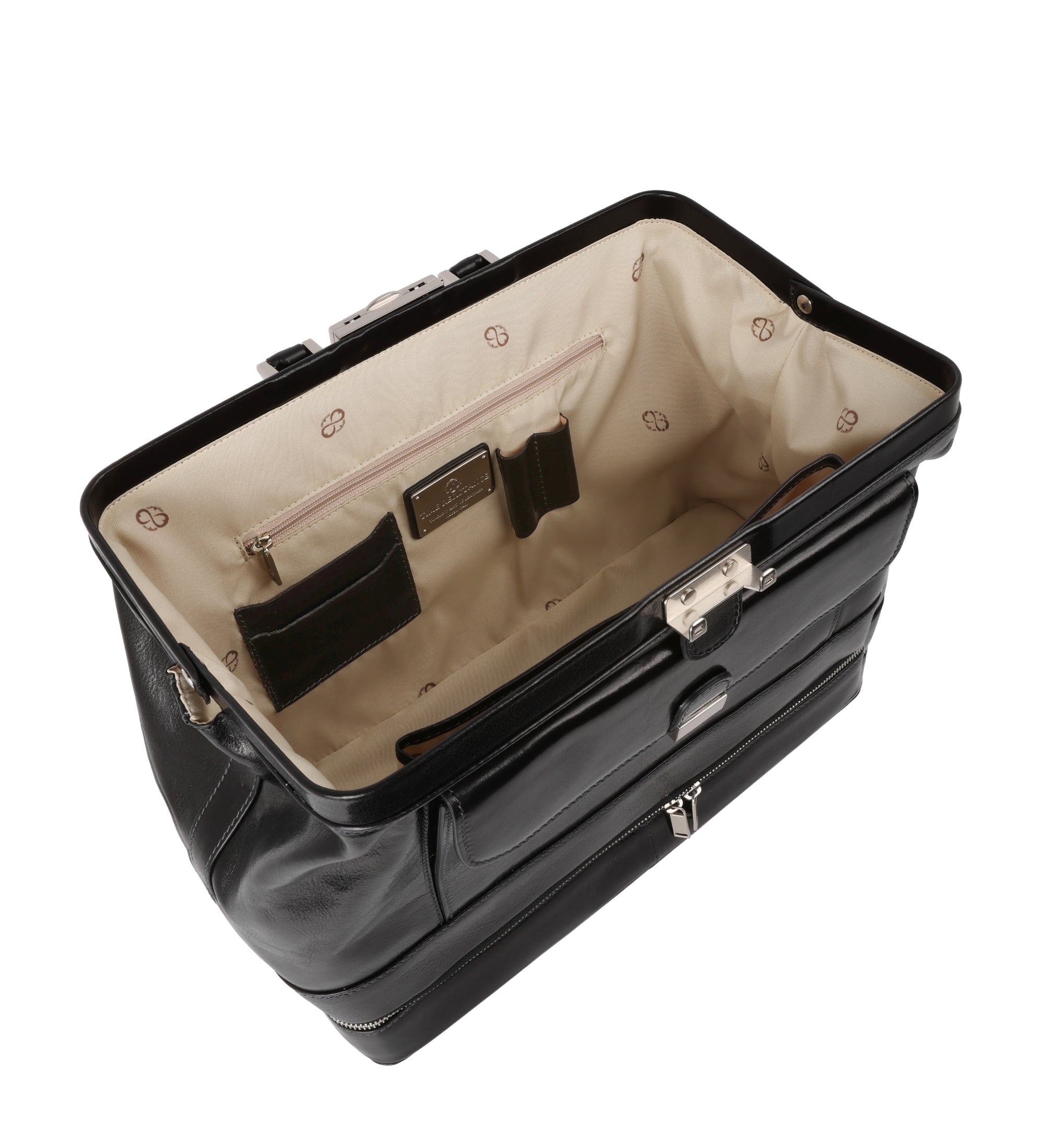 Große Arzttasche aus Italienischem Leder für Damen - The Master and Margarita