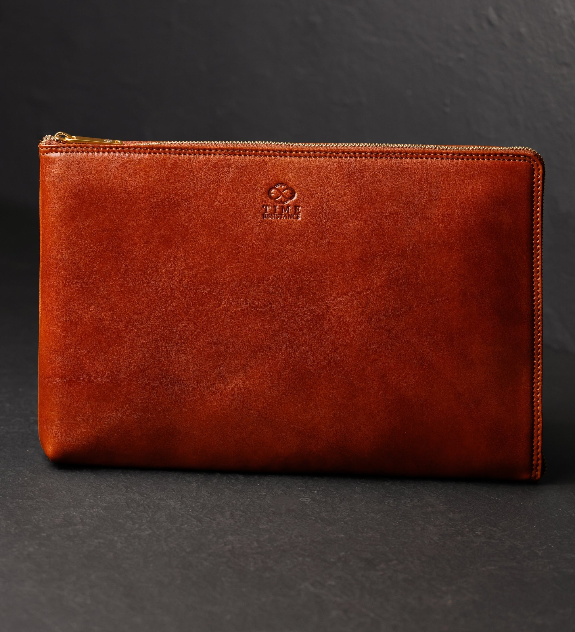 Große Clutch für Herren aus Leder - The Brothers Karamazov