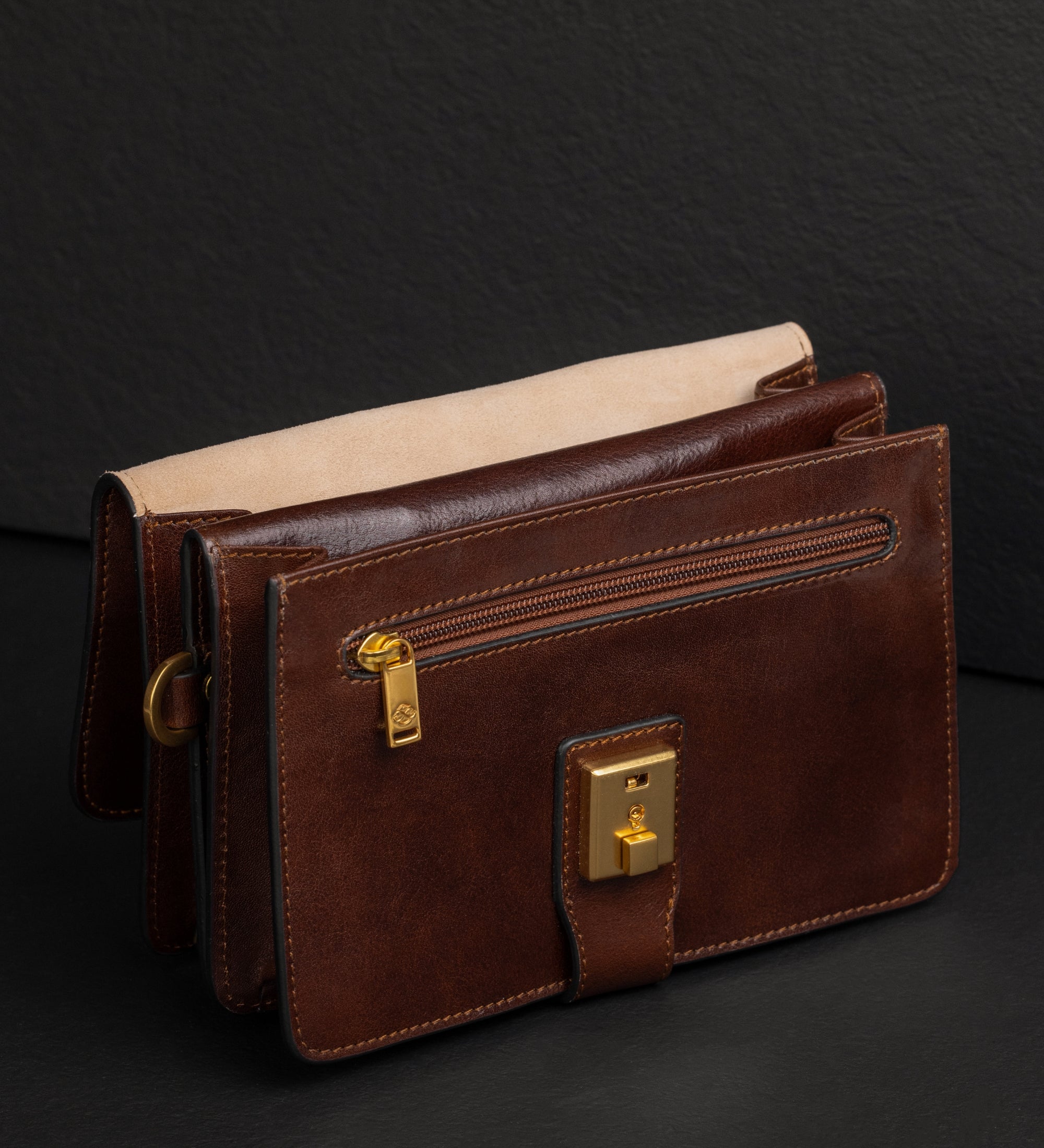 Clutch aus Leder - The Maltese Falcon