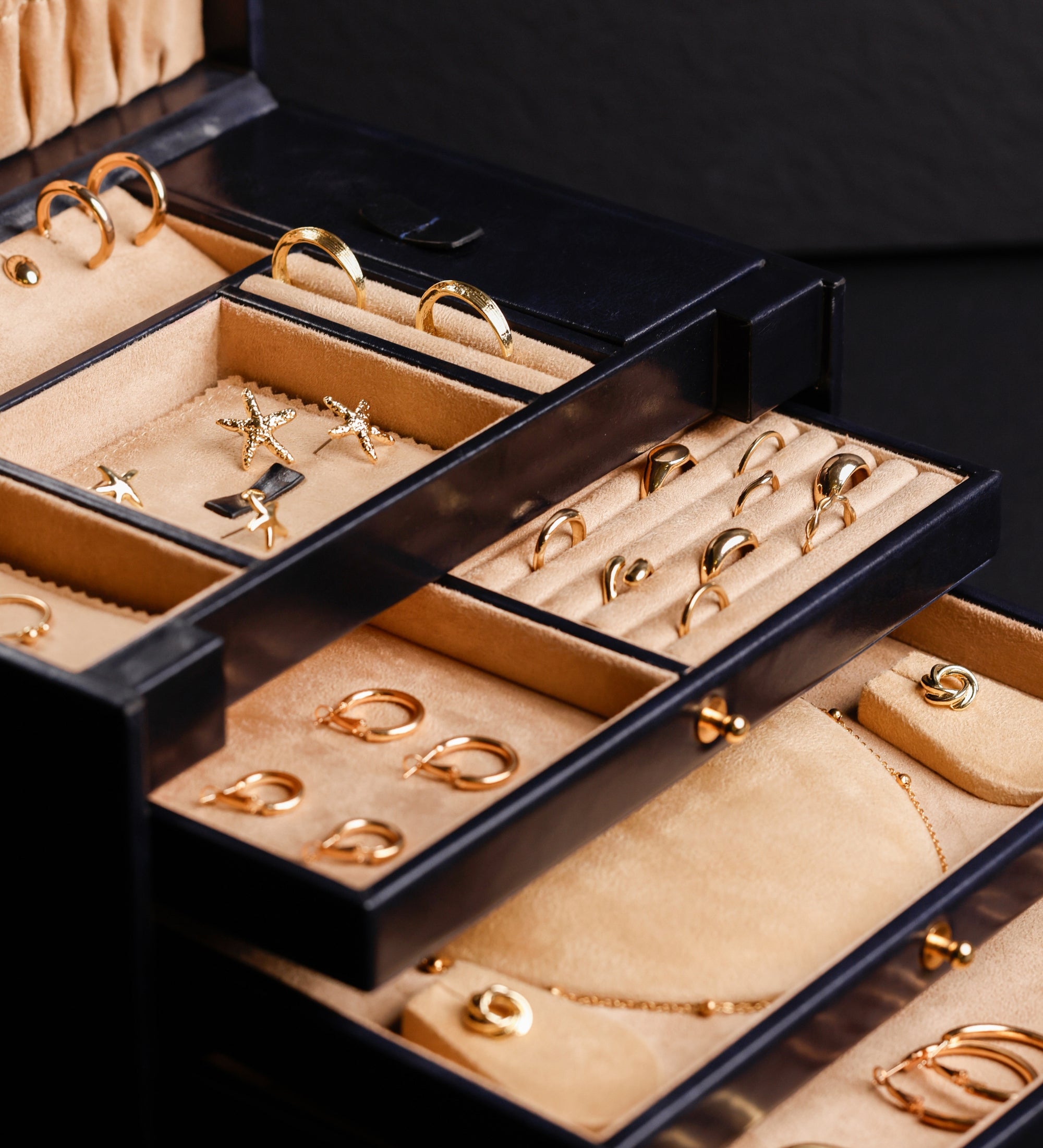 Großes Schmuckkästchen aus Leder für Damen - The Portrait of a Lady