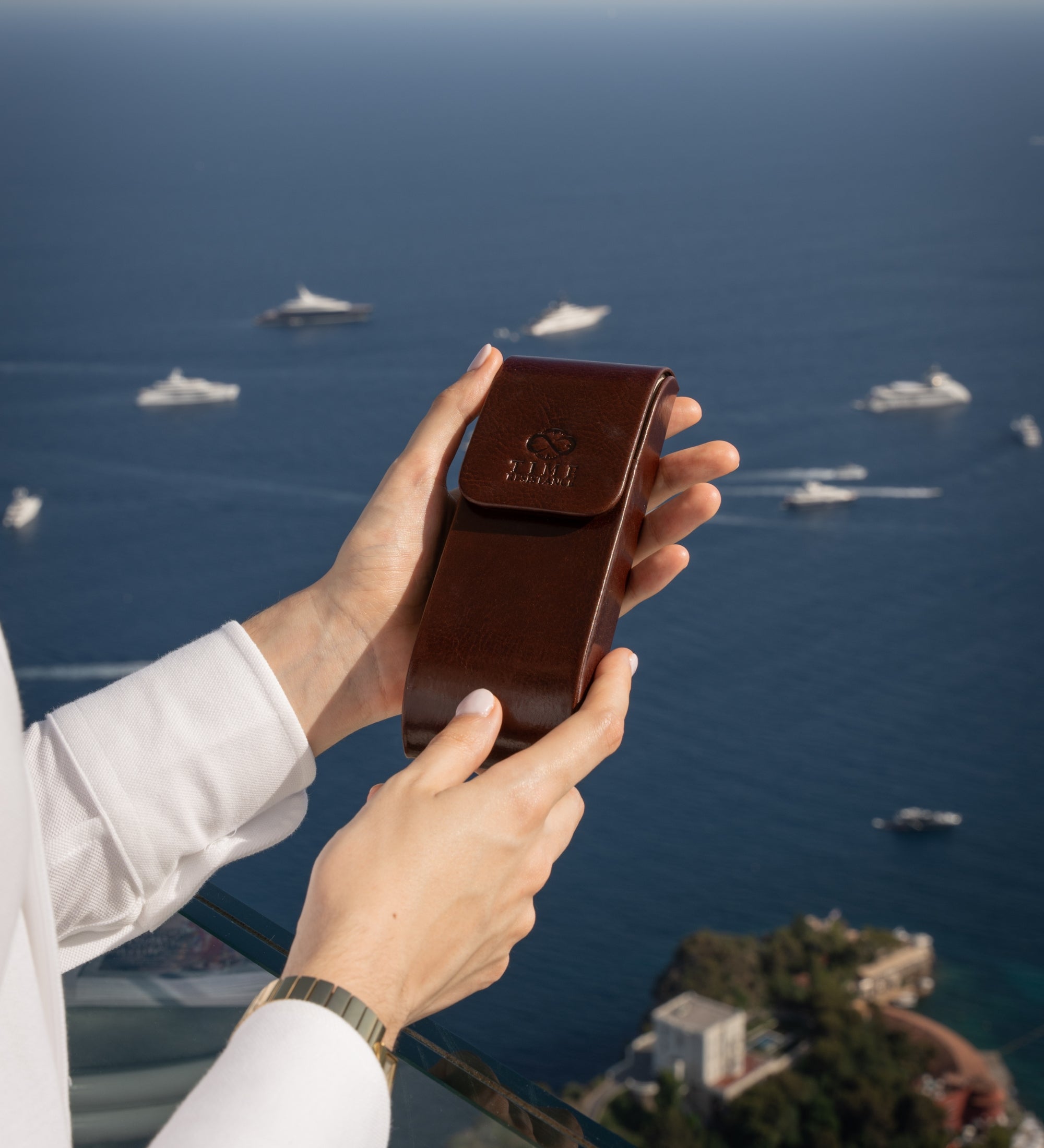 Brillenetui aus Leder für Damen - The Sign of Four