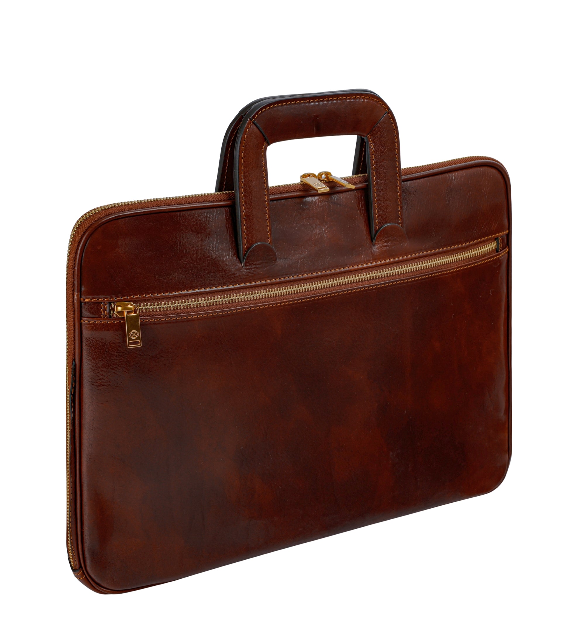 Aktentasche aus Leder für Damen, Laptoptasche - Brave New World