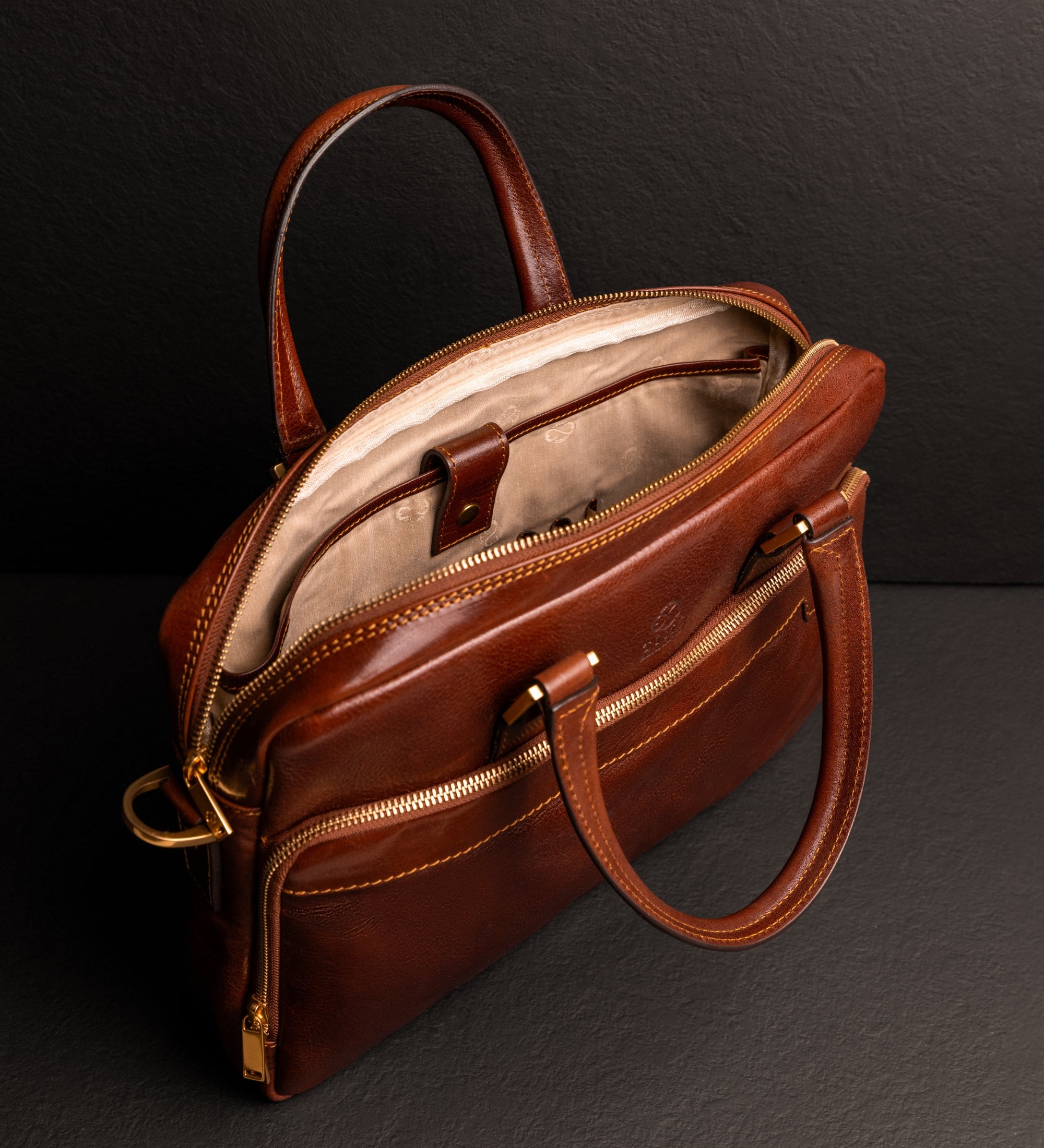 Aktentasche Laptoptasche aus Leder - Orlando