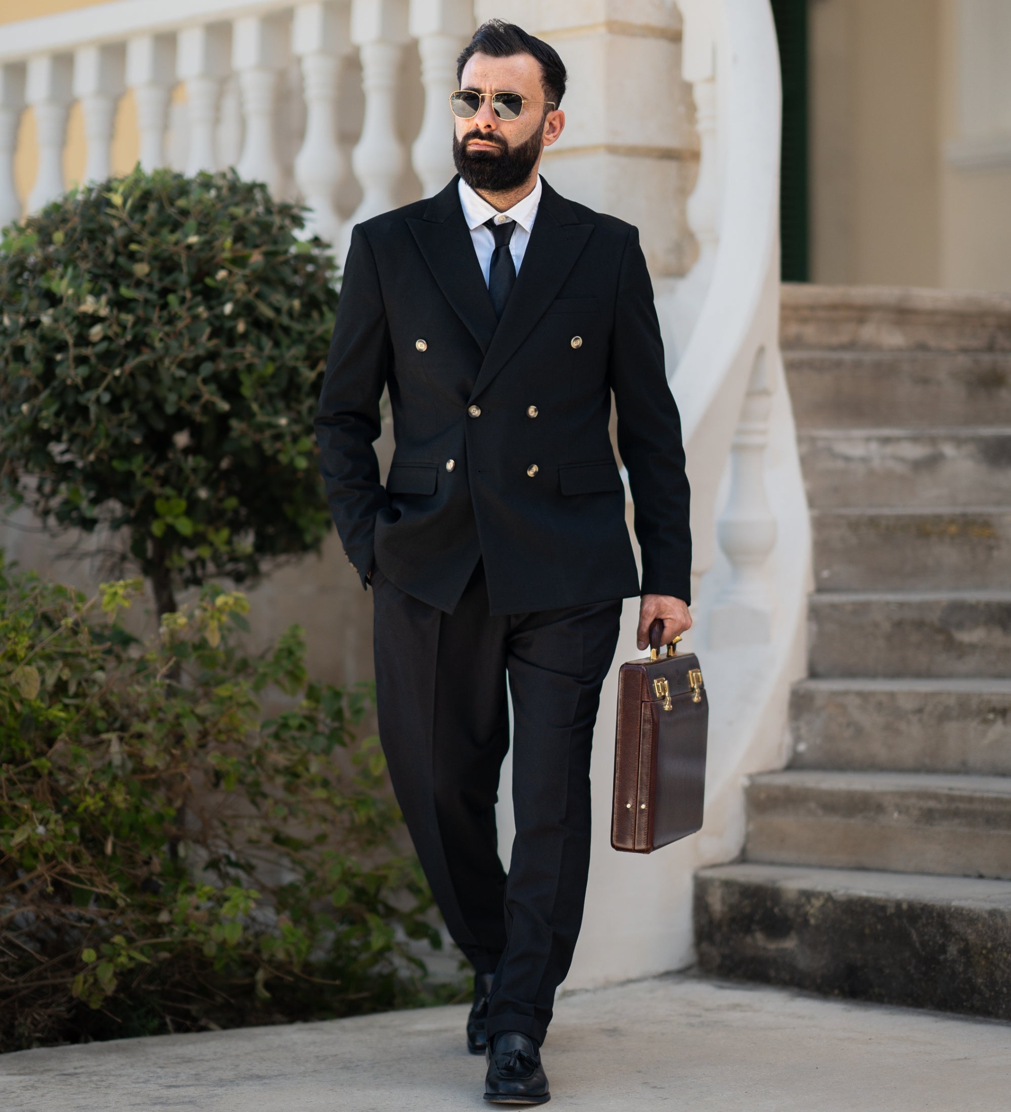 Attaché-Aktentasche aus Leder - Vendetta