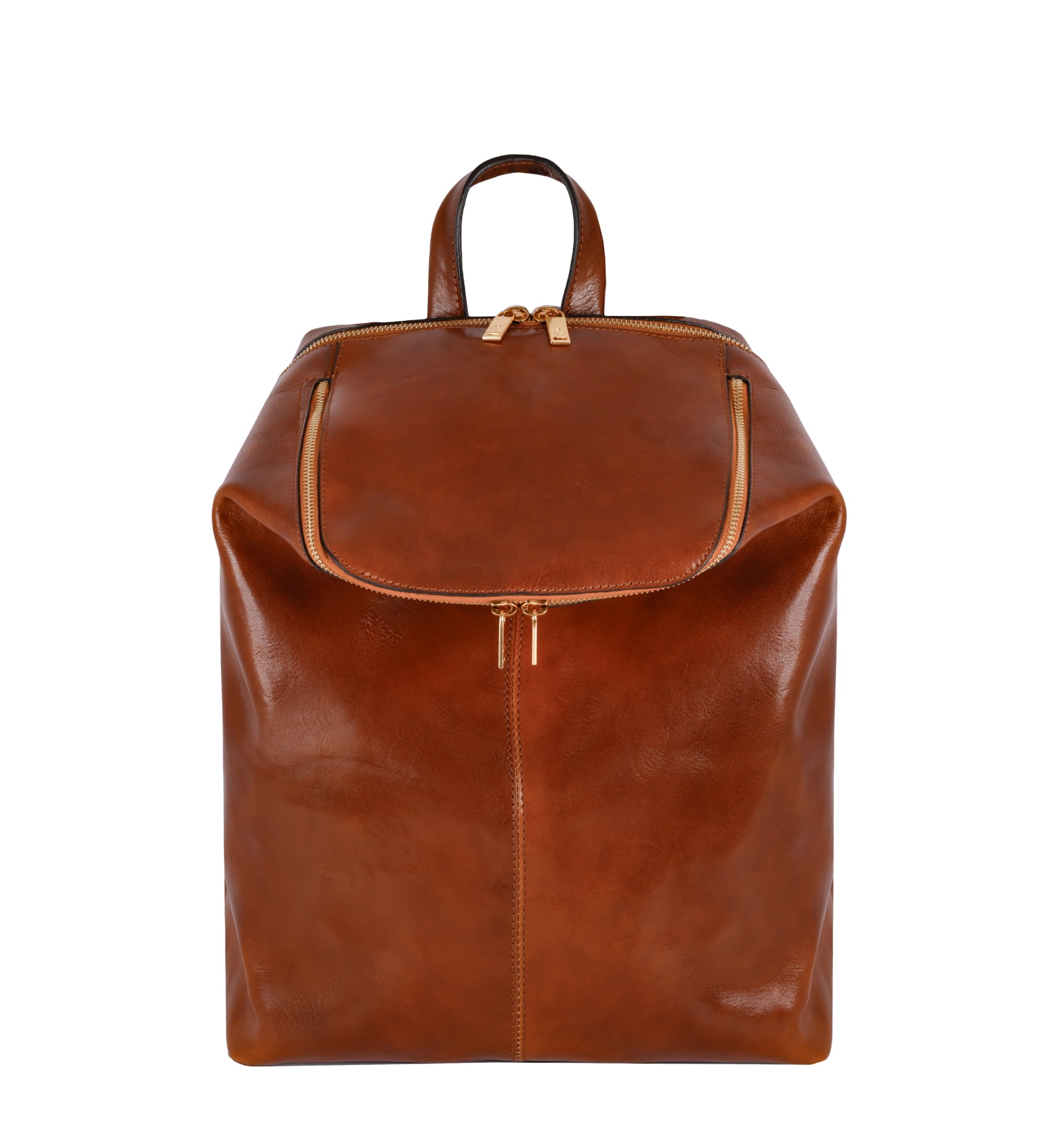Rucksack aus Leder - A Bend in the River