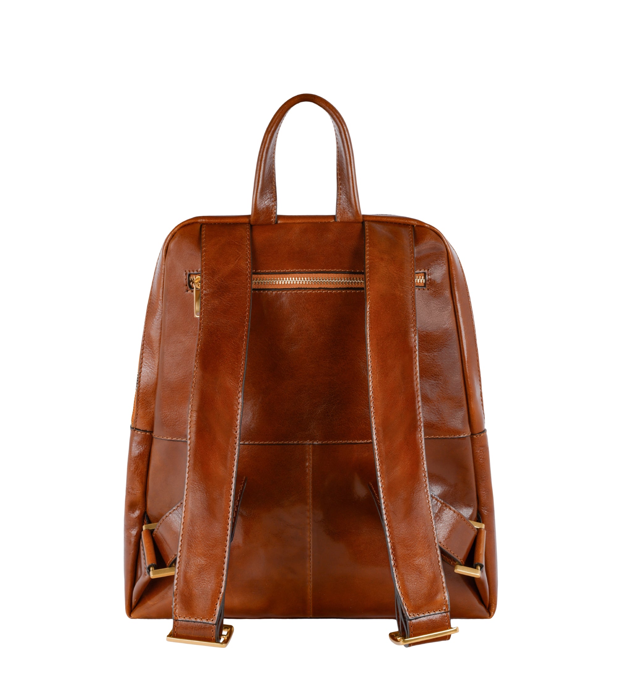 Rucksack aus Leder für Damen - A Bend in the River