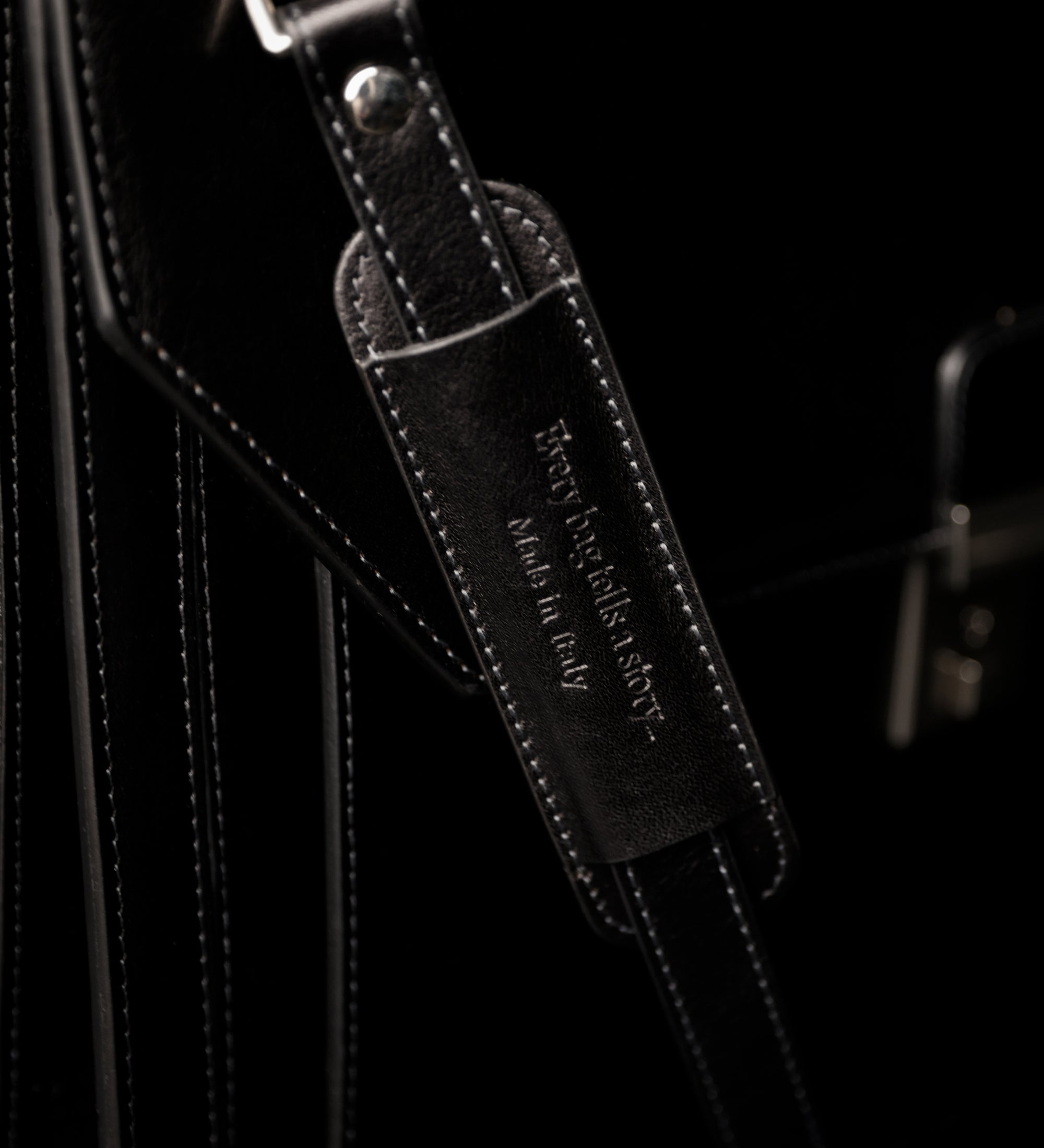 Große Aktentasche aus Leder - Invisible Man