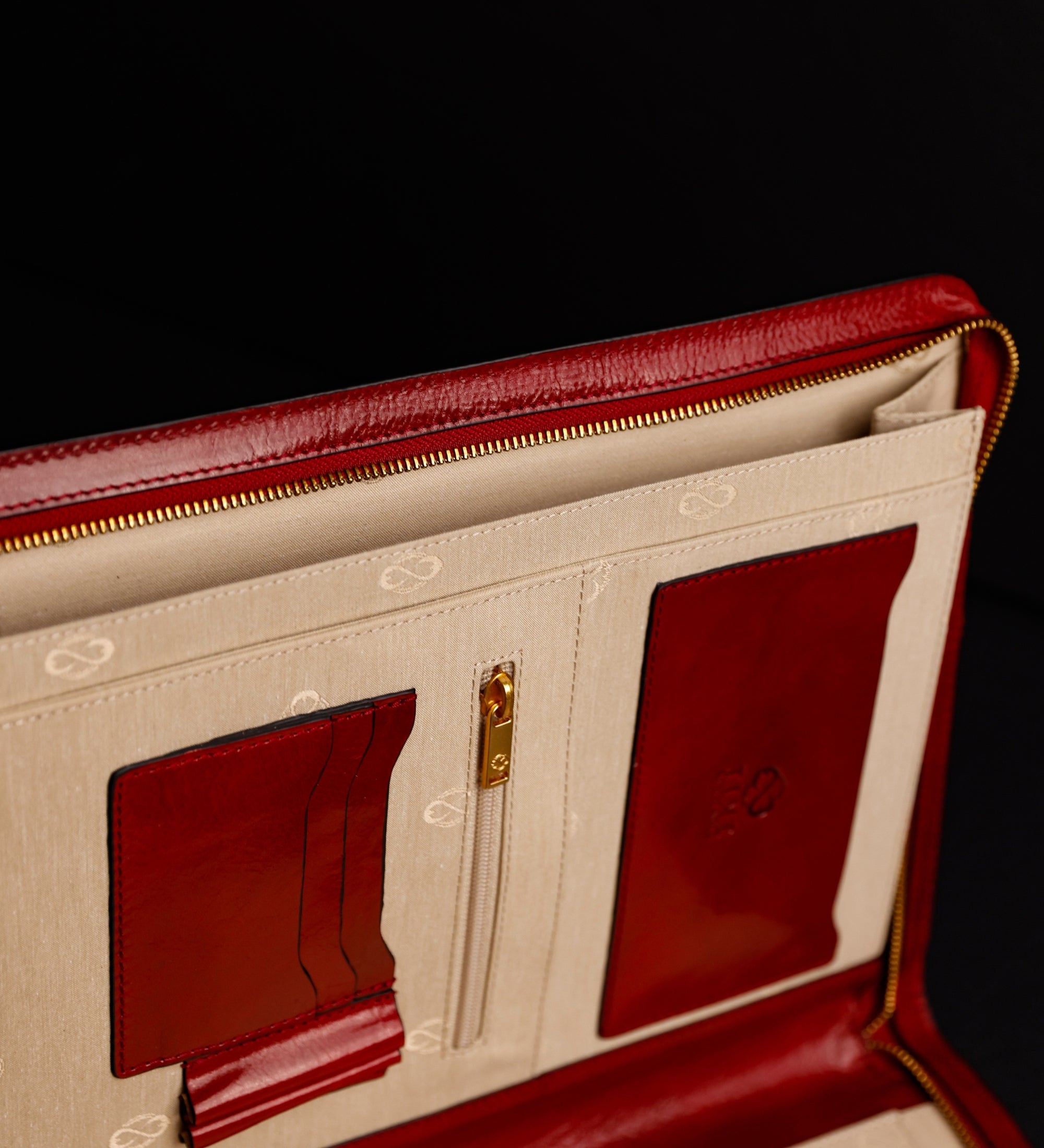 Damen Dokumentenmappe aus Leder im A4-Format - Candide