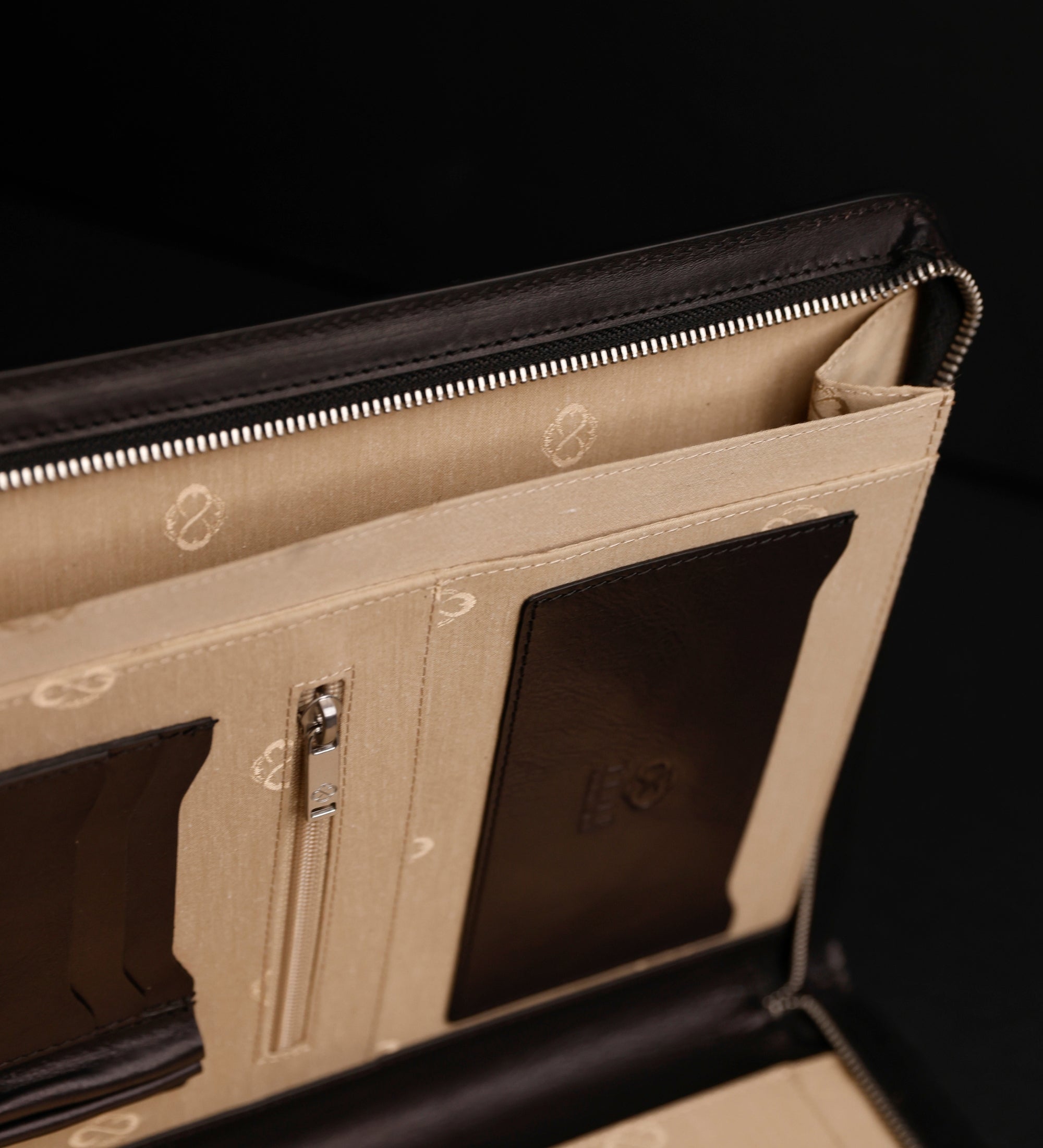 Damen Dokumentenmappe aus Leder im A4-Format - Candide