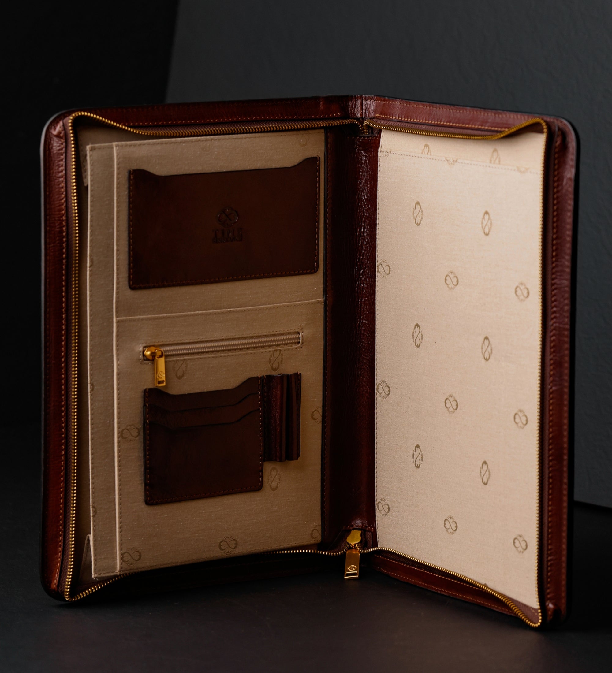 Damen Dokumentenmappe aus Leder im A4-Format - Candide