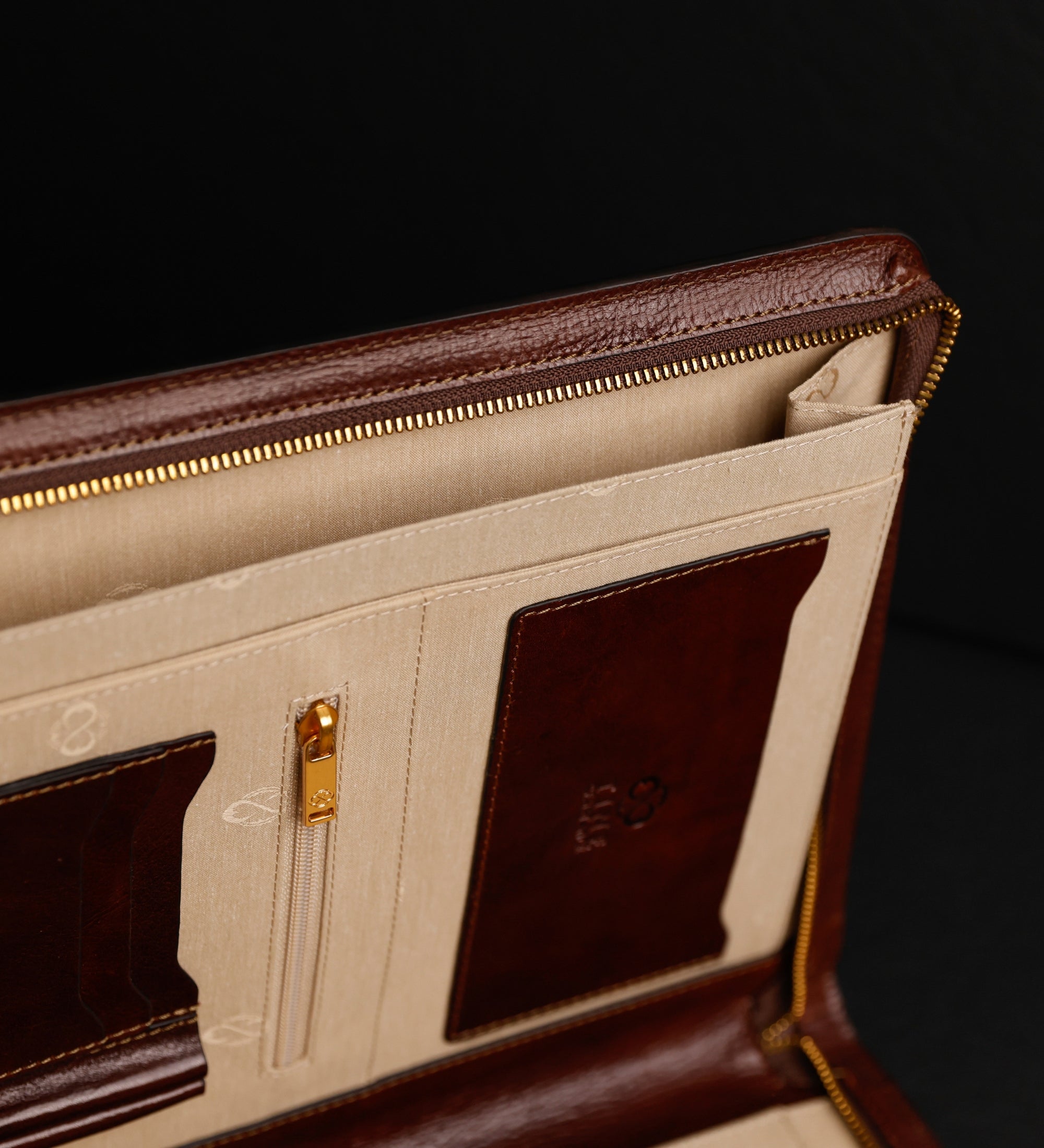 Damen Dokumentenmappe aus Leder im A4-Format - Candide