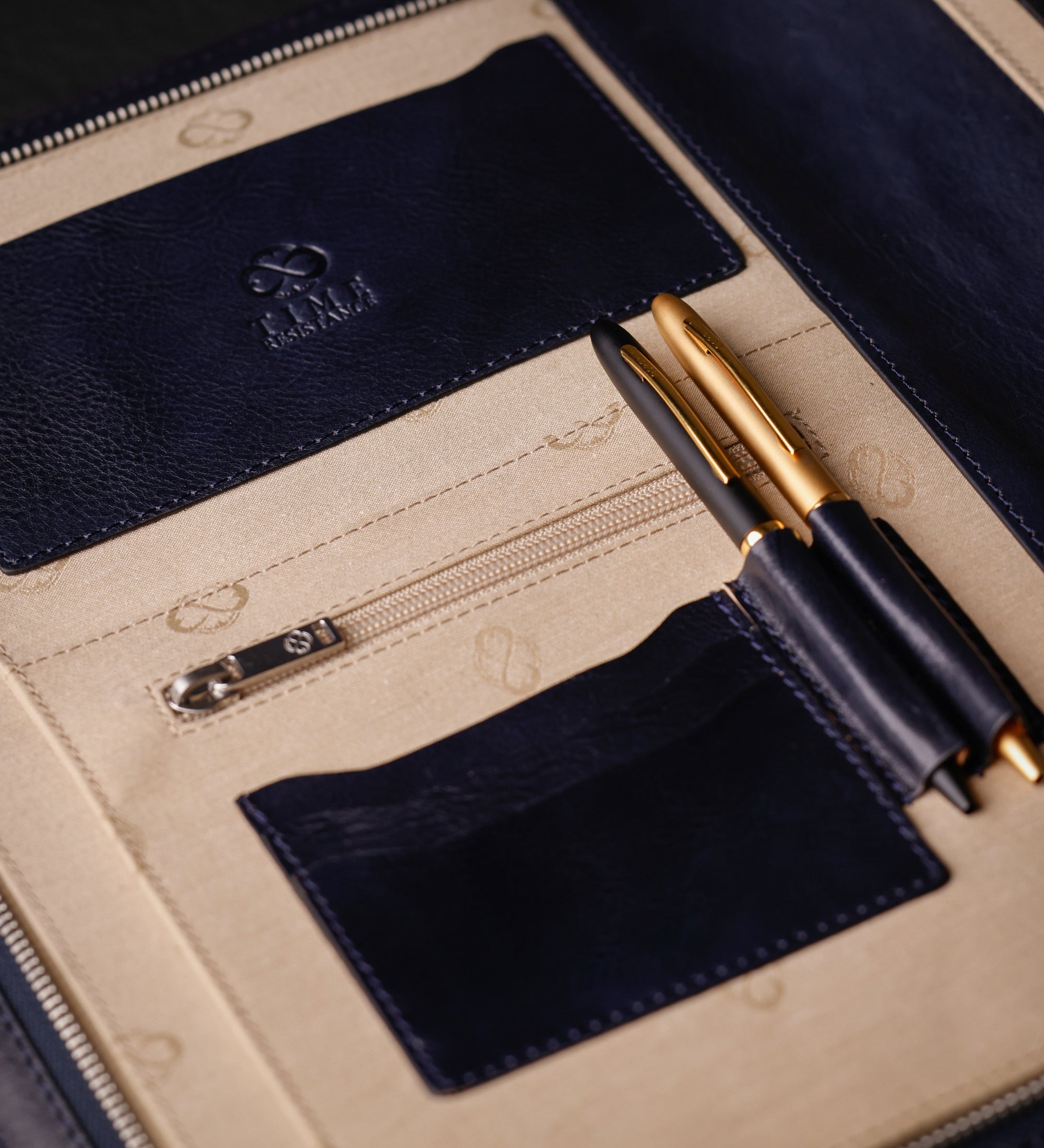 Damen Dokumentenmappe aus Leder im A4-Format - Candide