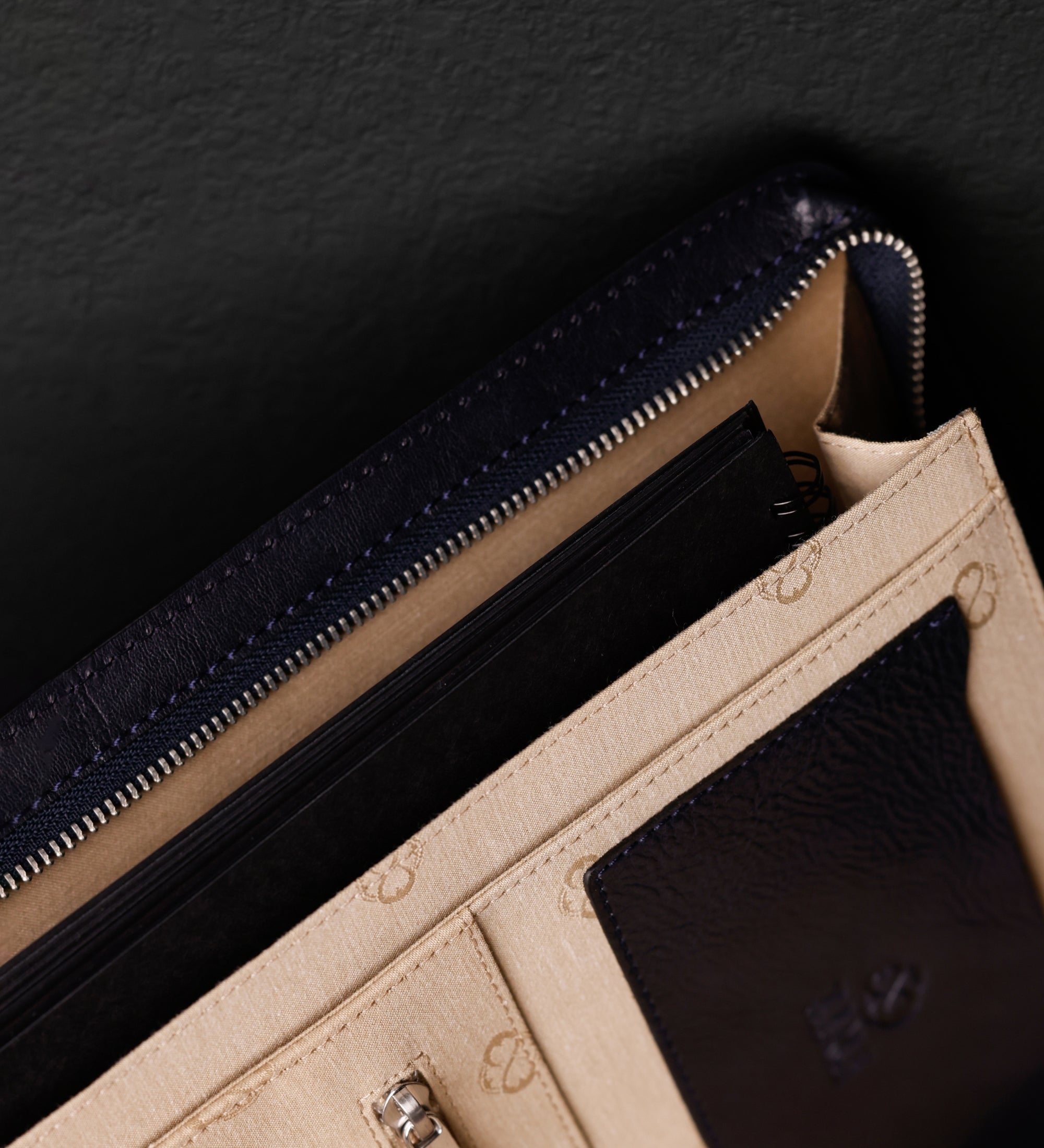 Damen Dokumentenmappe aus Leder im A4-Format - Candide